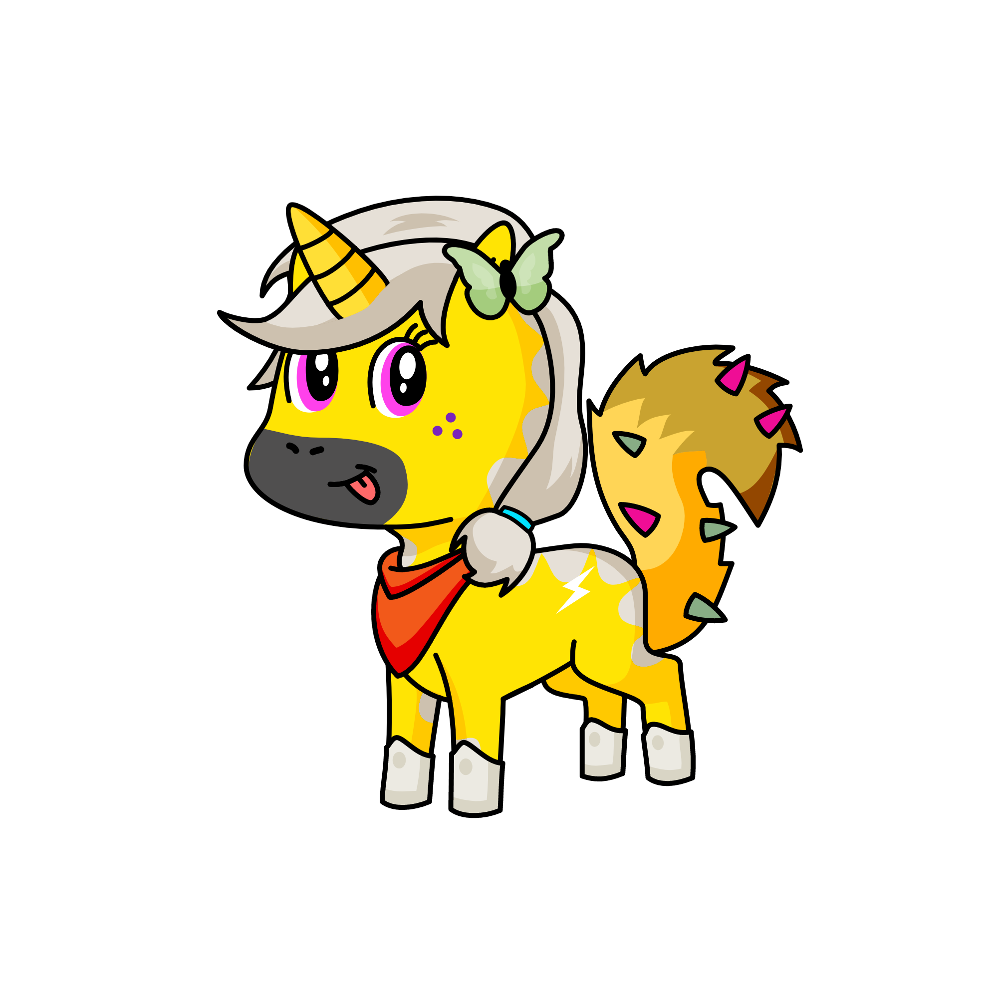 speedy, the unicorn