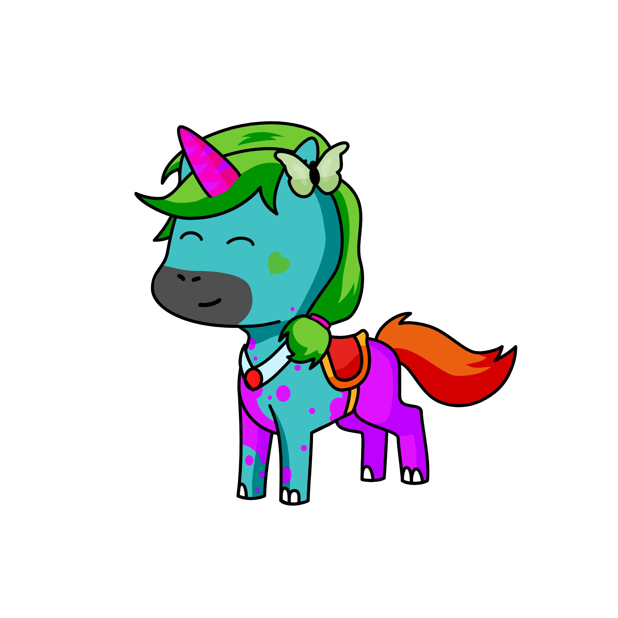 Mummy, the unicorn