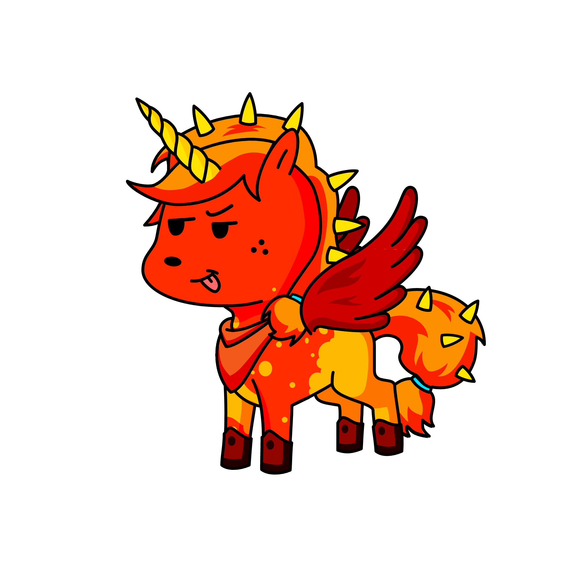 Ember, the unicorn