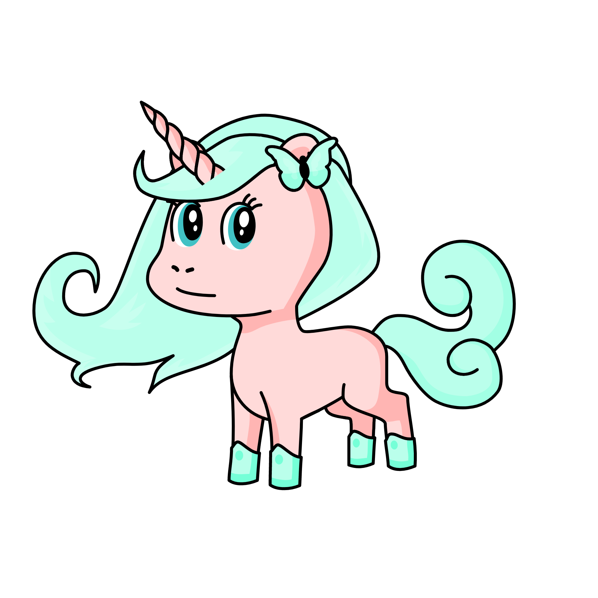 bubble gum, the unicorn