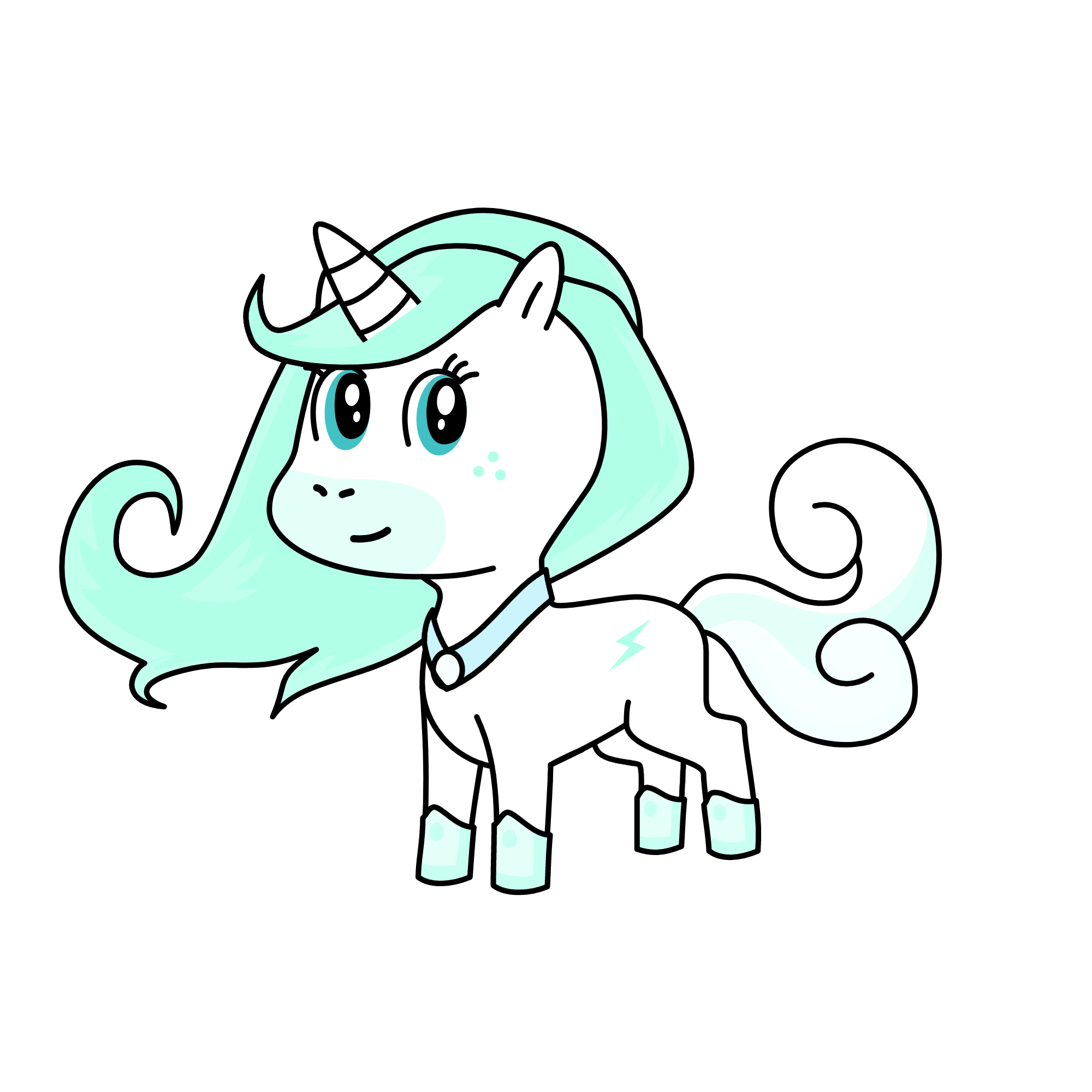 Icy, the unicorn