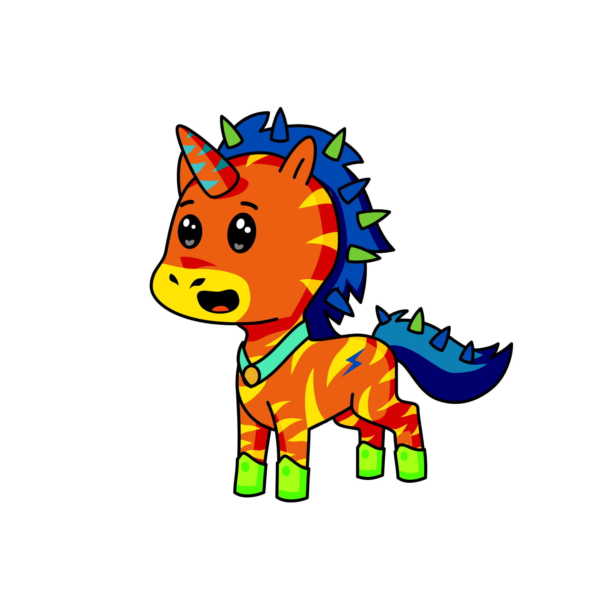 Blaze, the unicorn