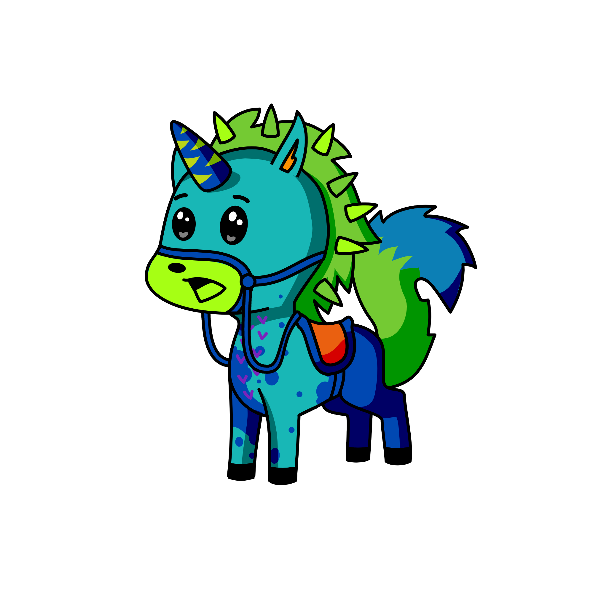 Glare, the unicorn
