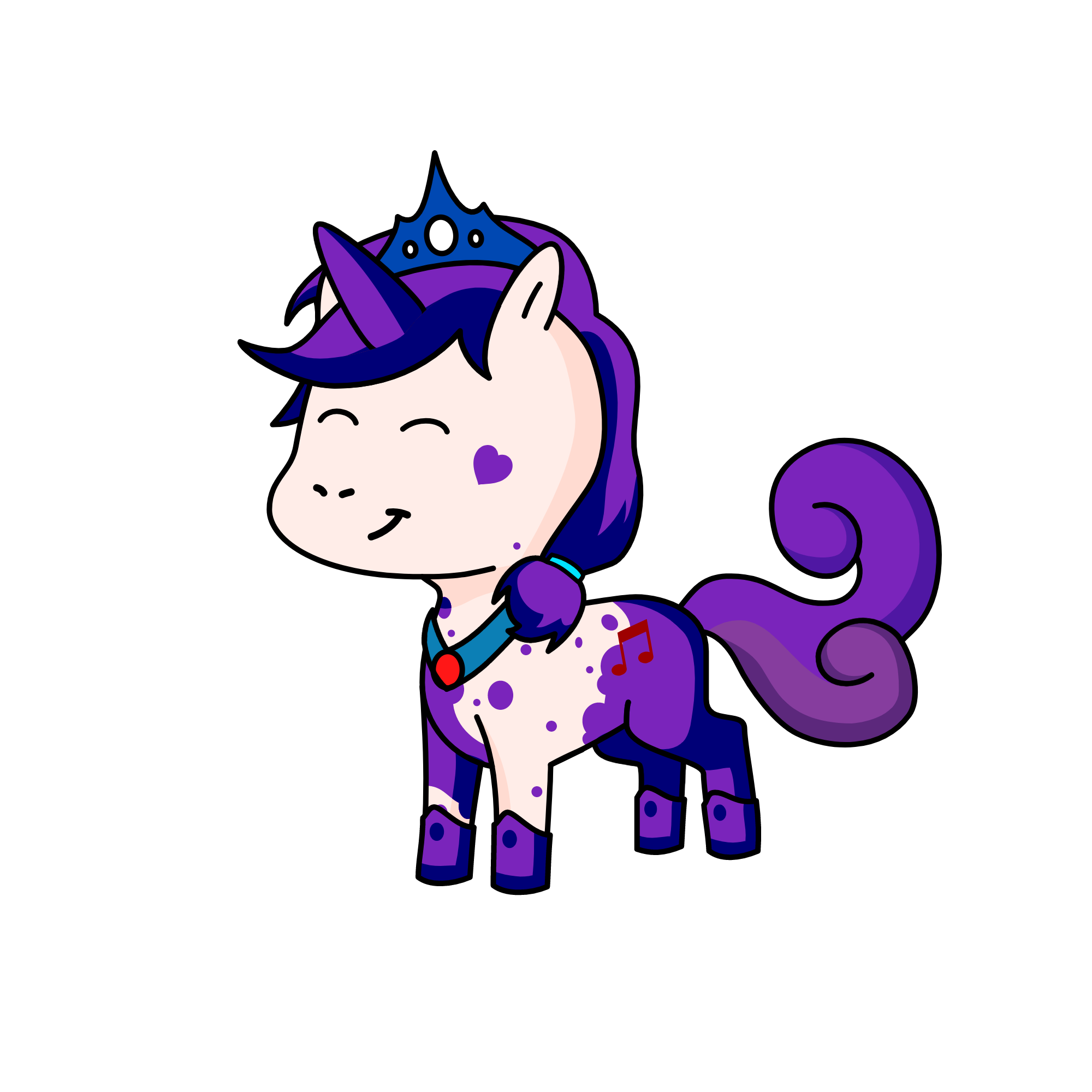 Scarleth , the unicorn