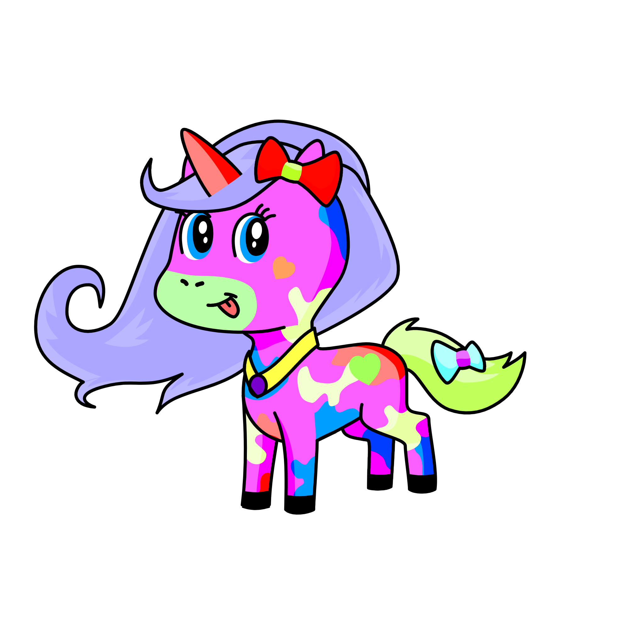 Candy Melon, the unicorn