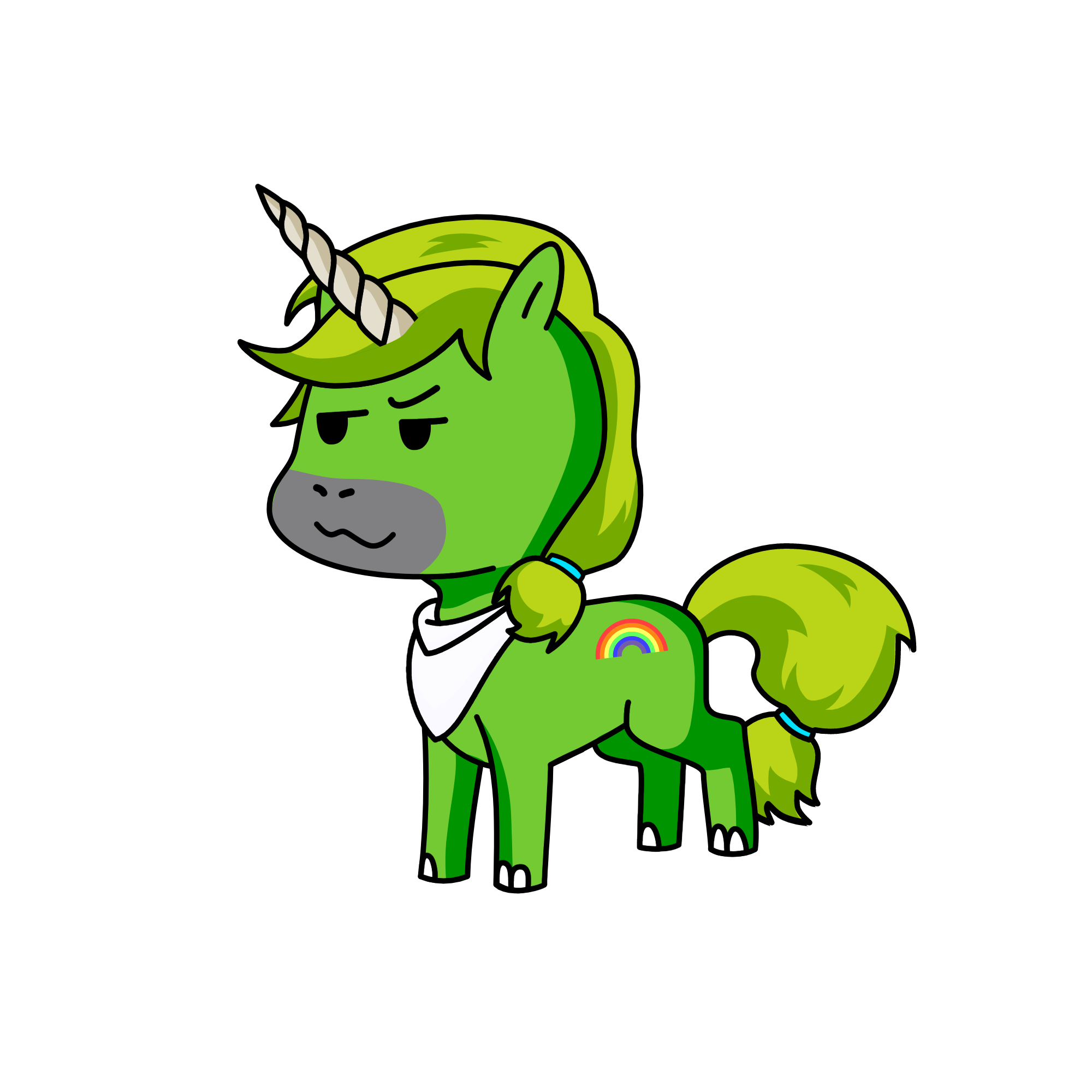 Ahgase, the unicorn
