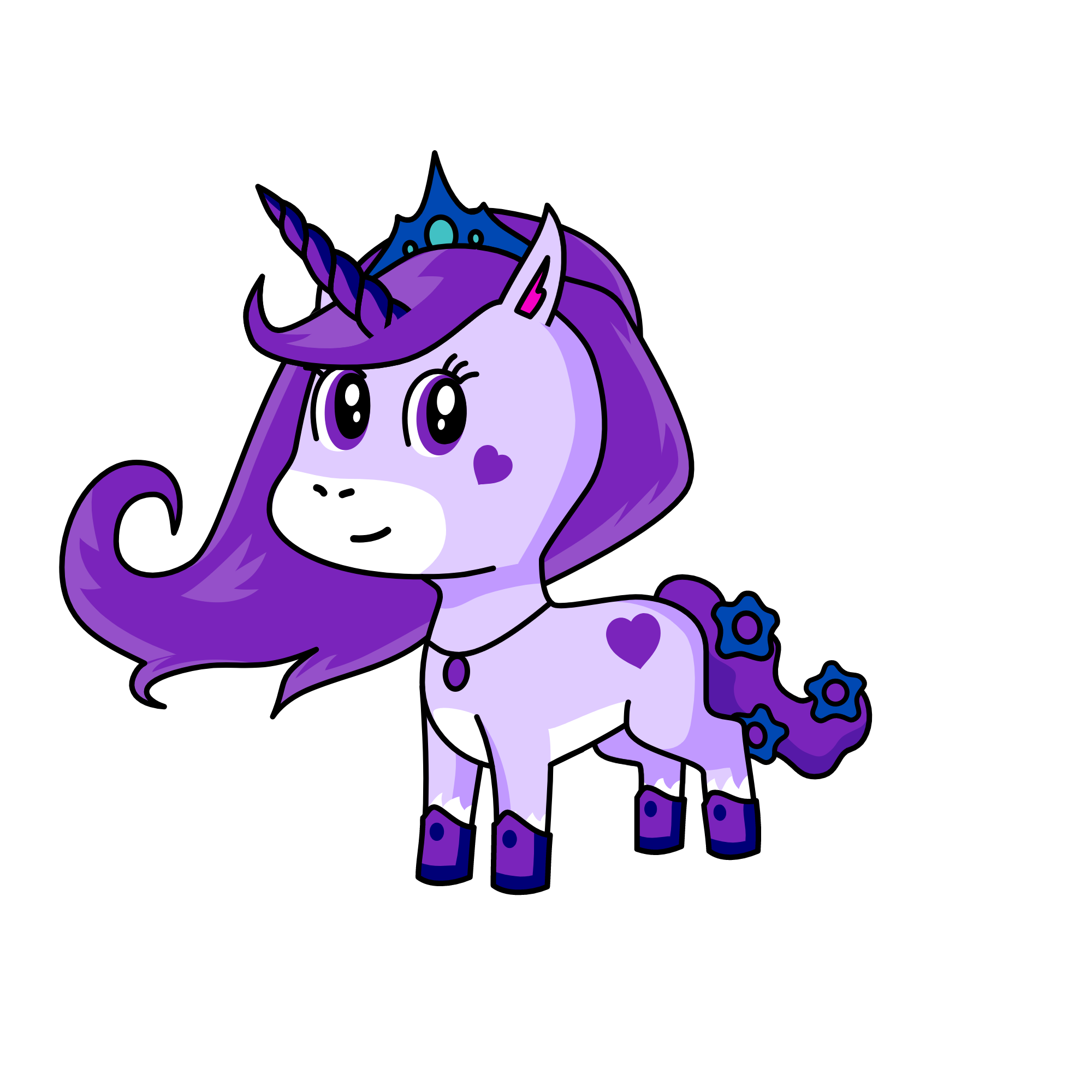 Midnight, the unicorn