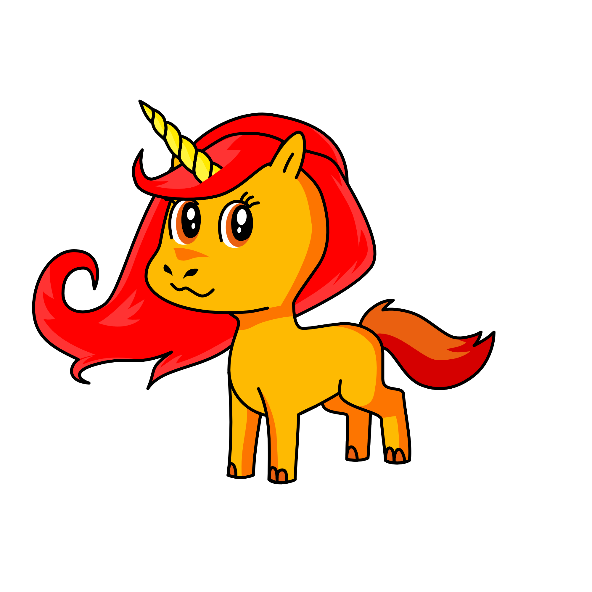 fire, the unicorn