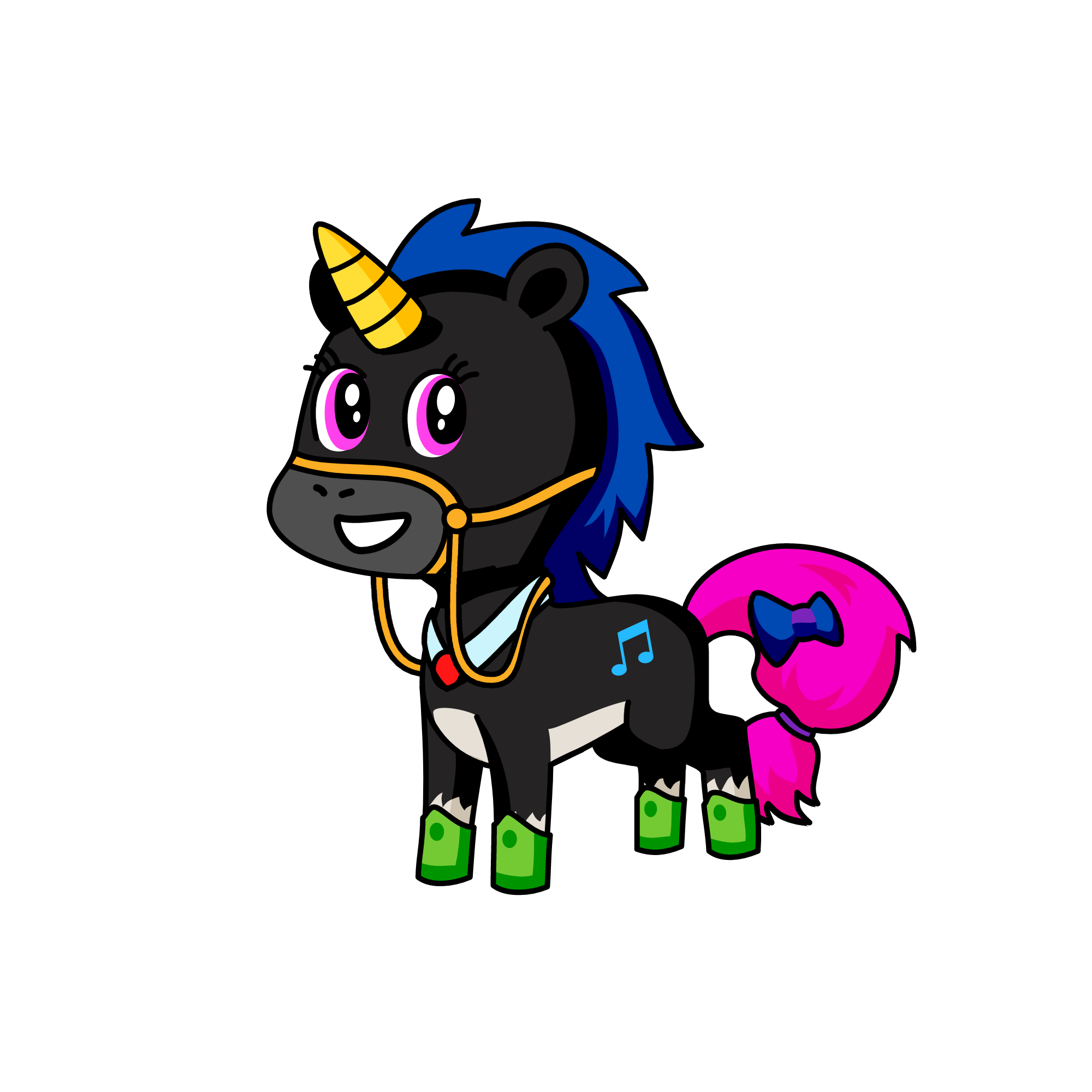 Scarlet, the unicorn