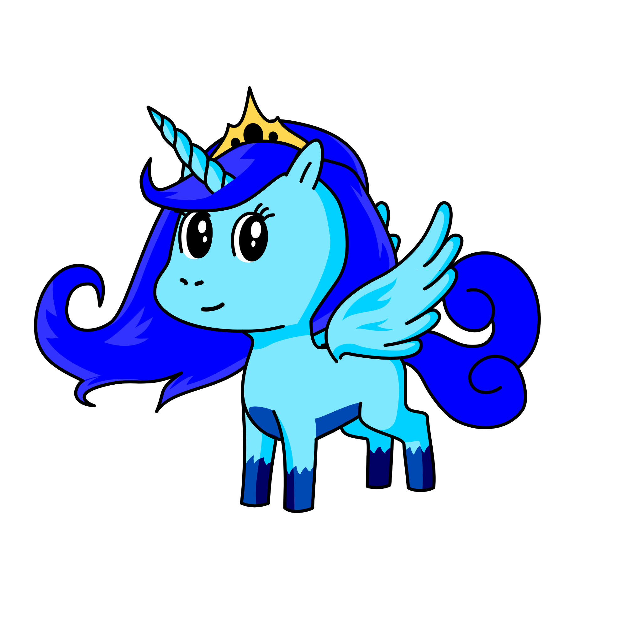 sapphire, the unicorn