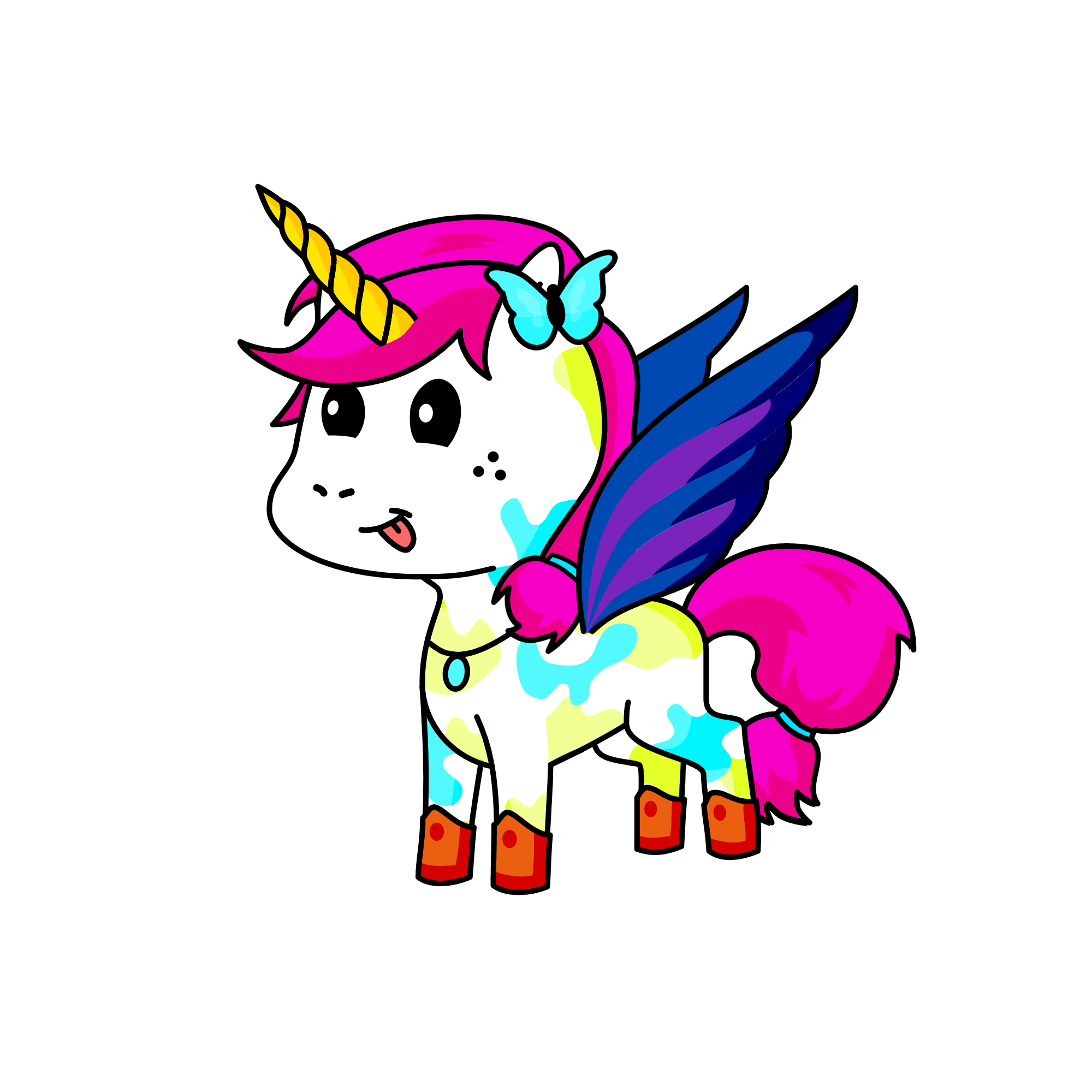 Iceflight, the unicorn