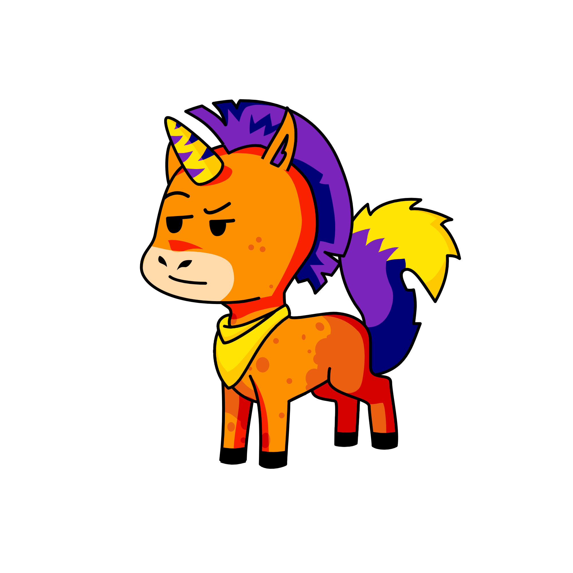 Hoo, the unicorn
