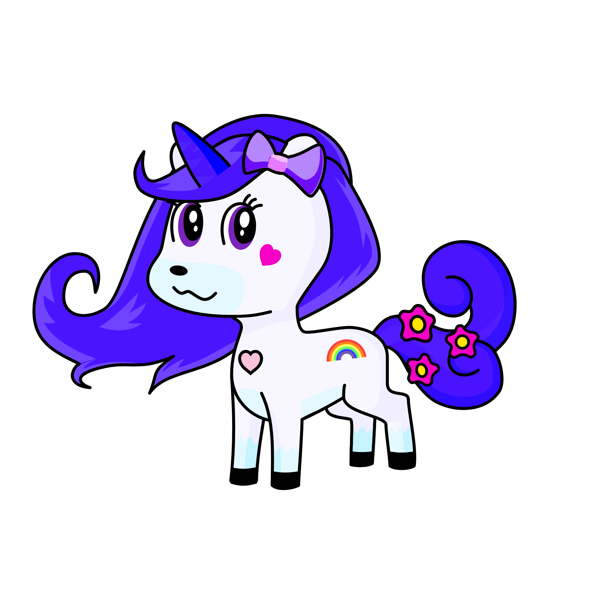 unicorn cute, the unicorn