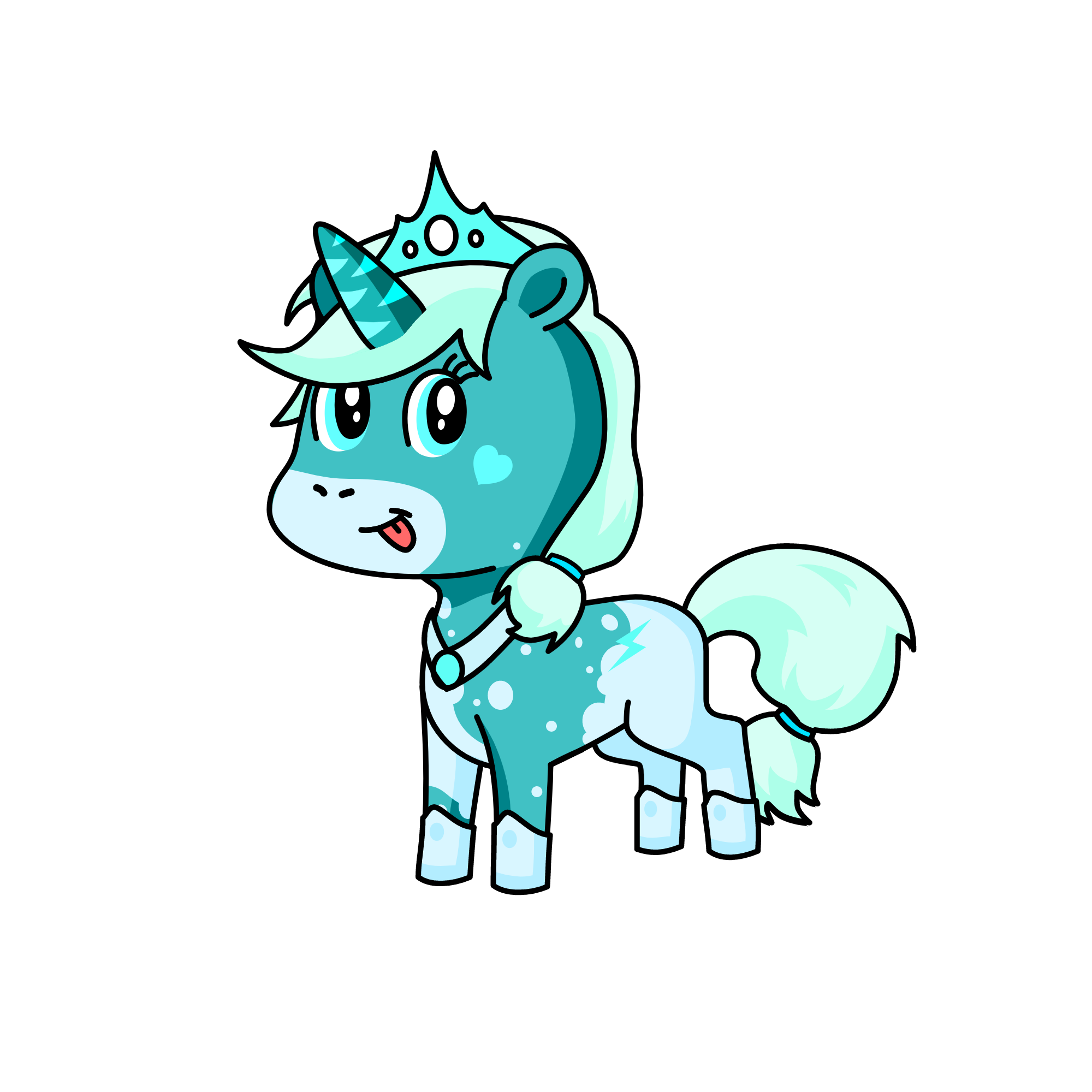 Icy, the unicorn