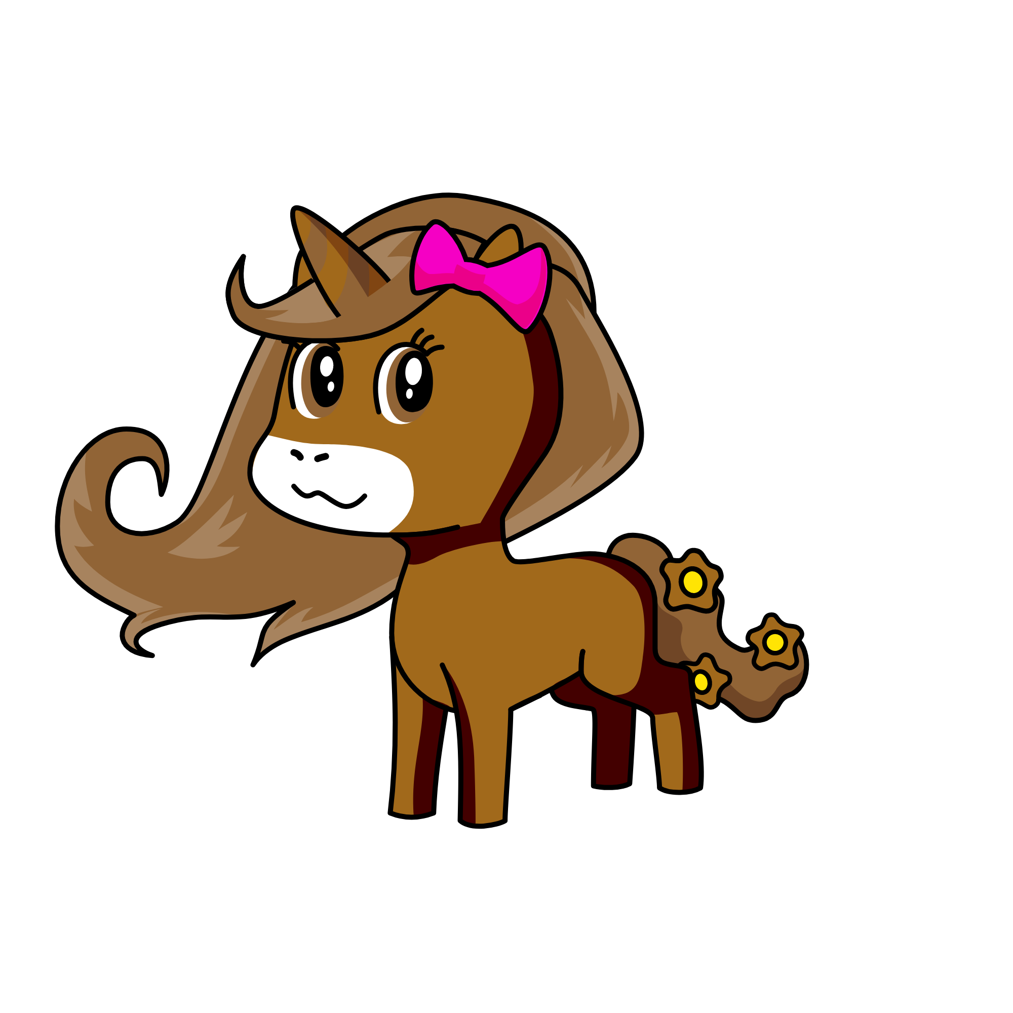Chocolatte Younicorn Female, the unicorn