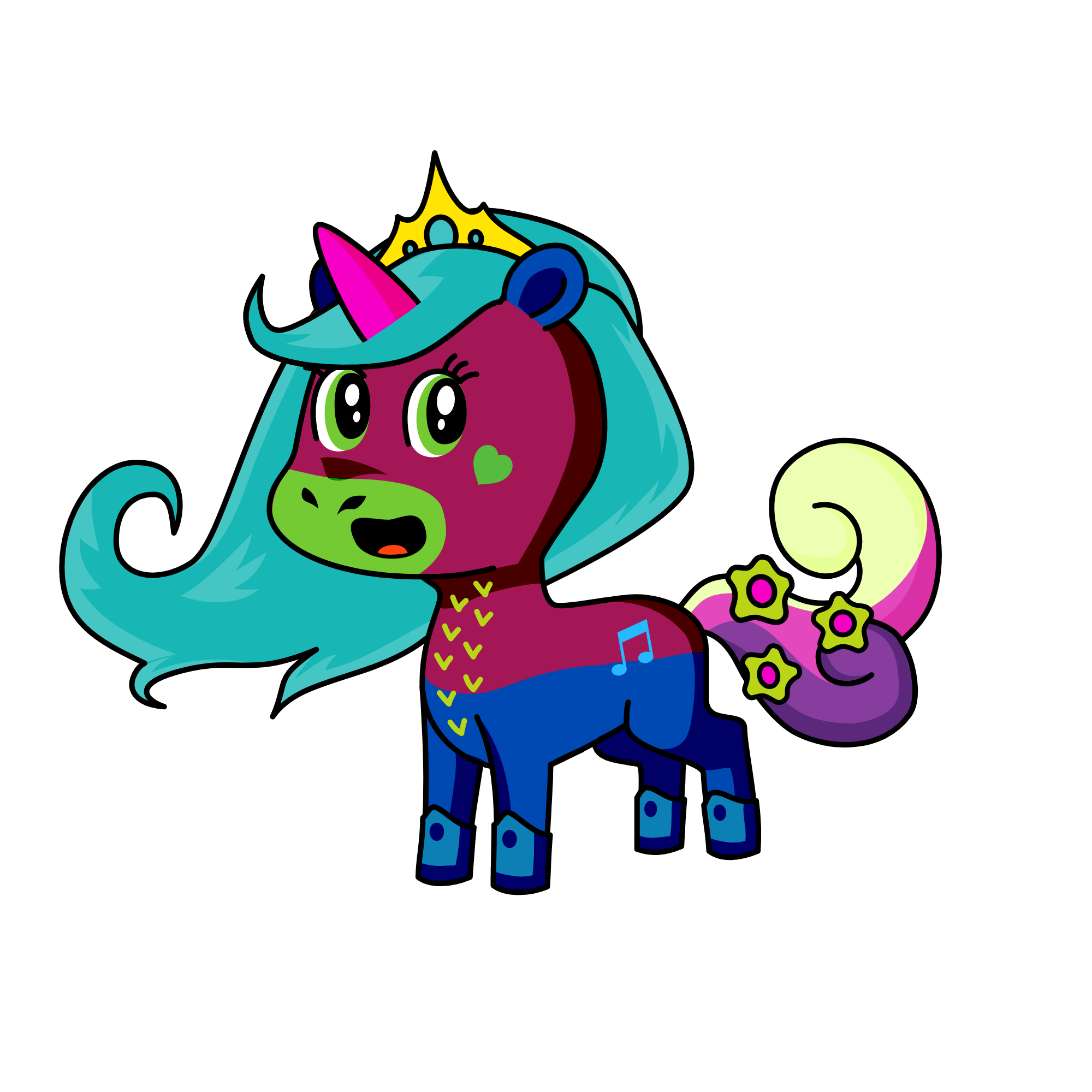 MIOR hooS, the unicorn