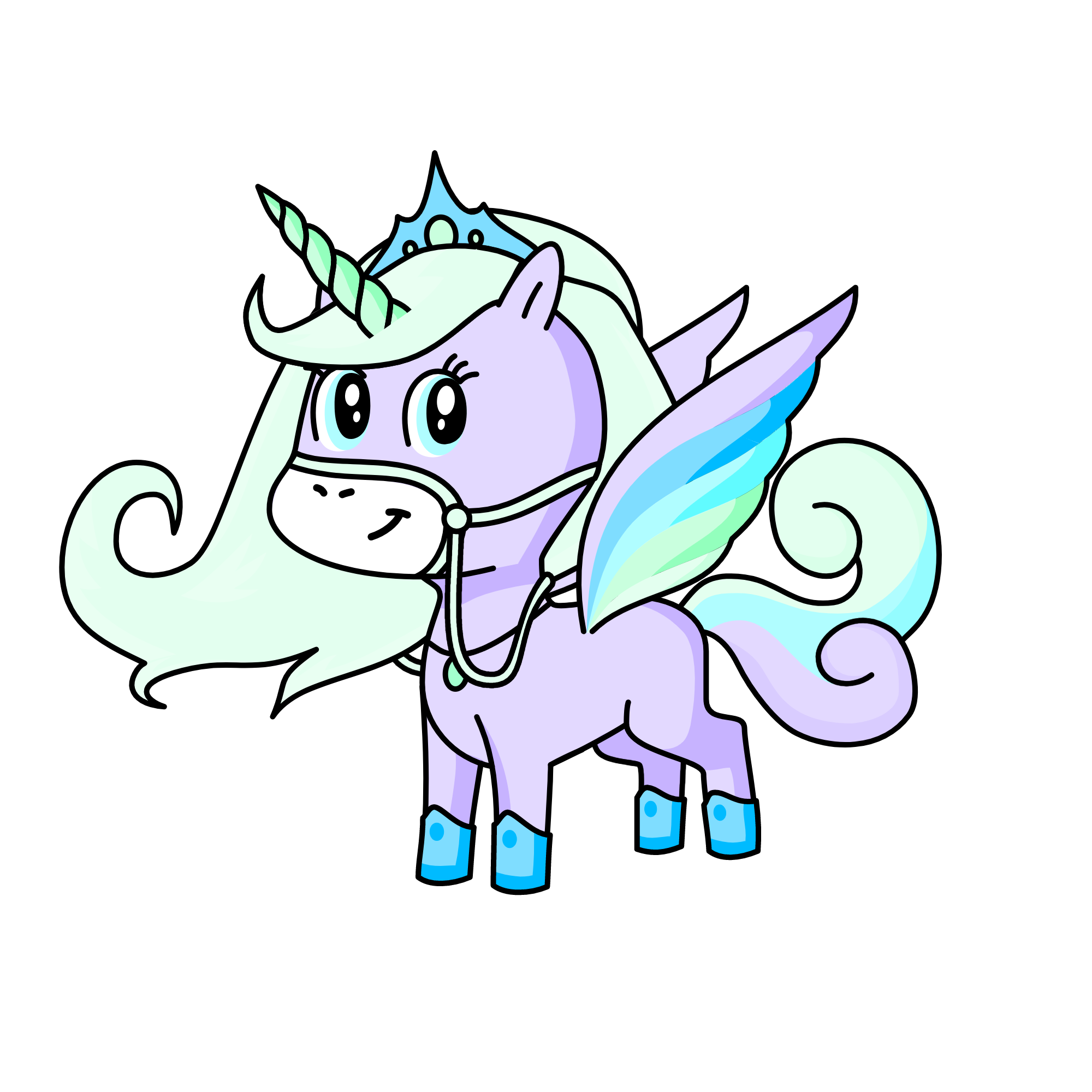 Mintsirider, the unicorn