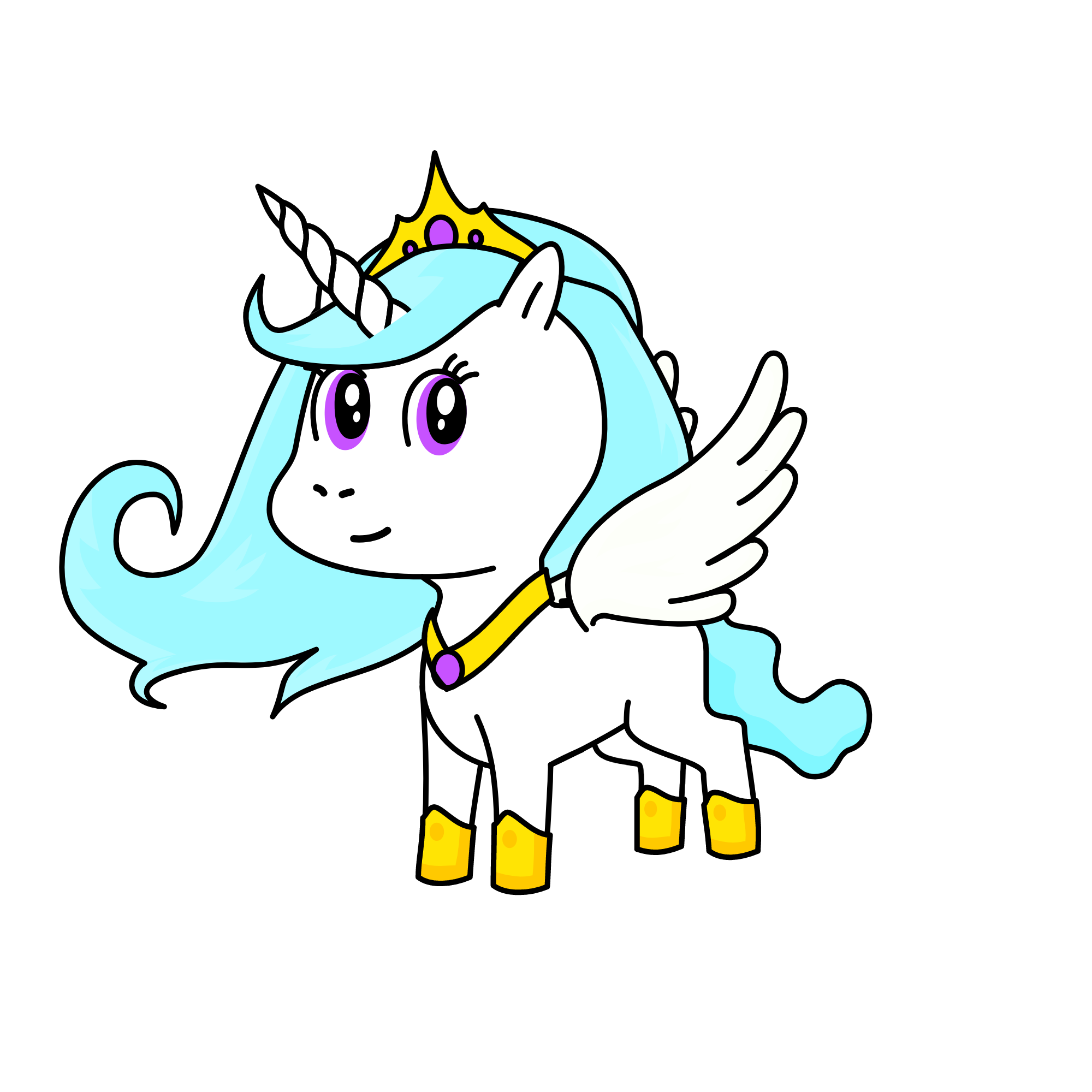 princess celestia, the unicorn
