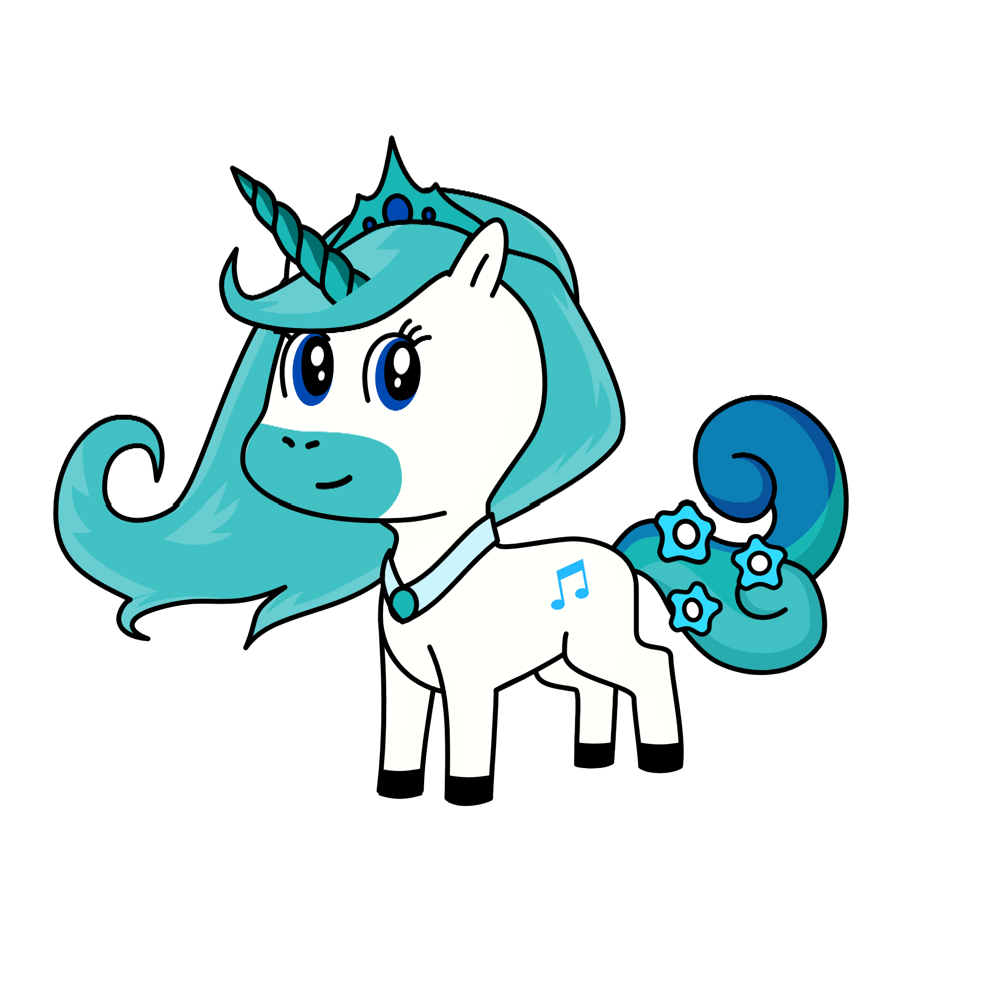 Snowy, the unicorn