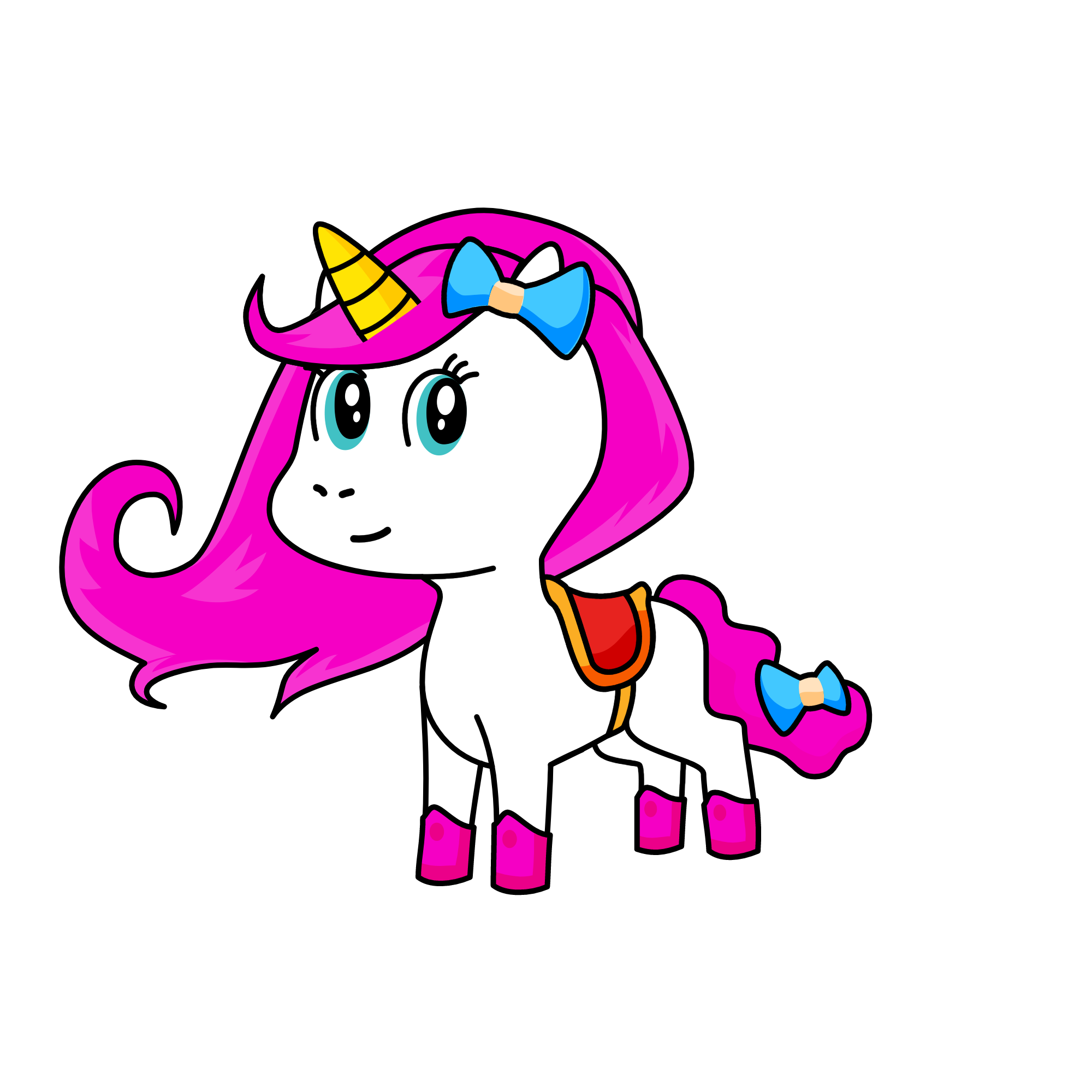 Pinkpram, the unicorn