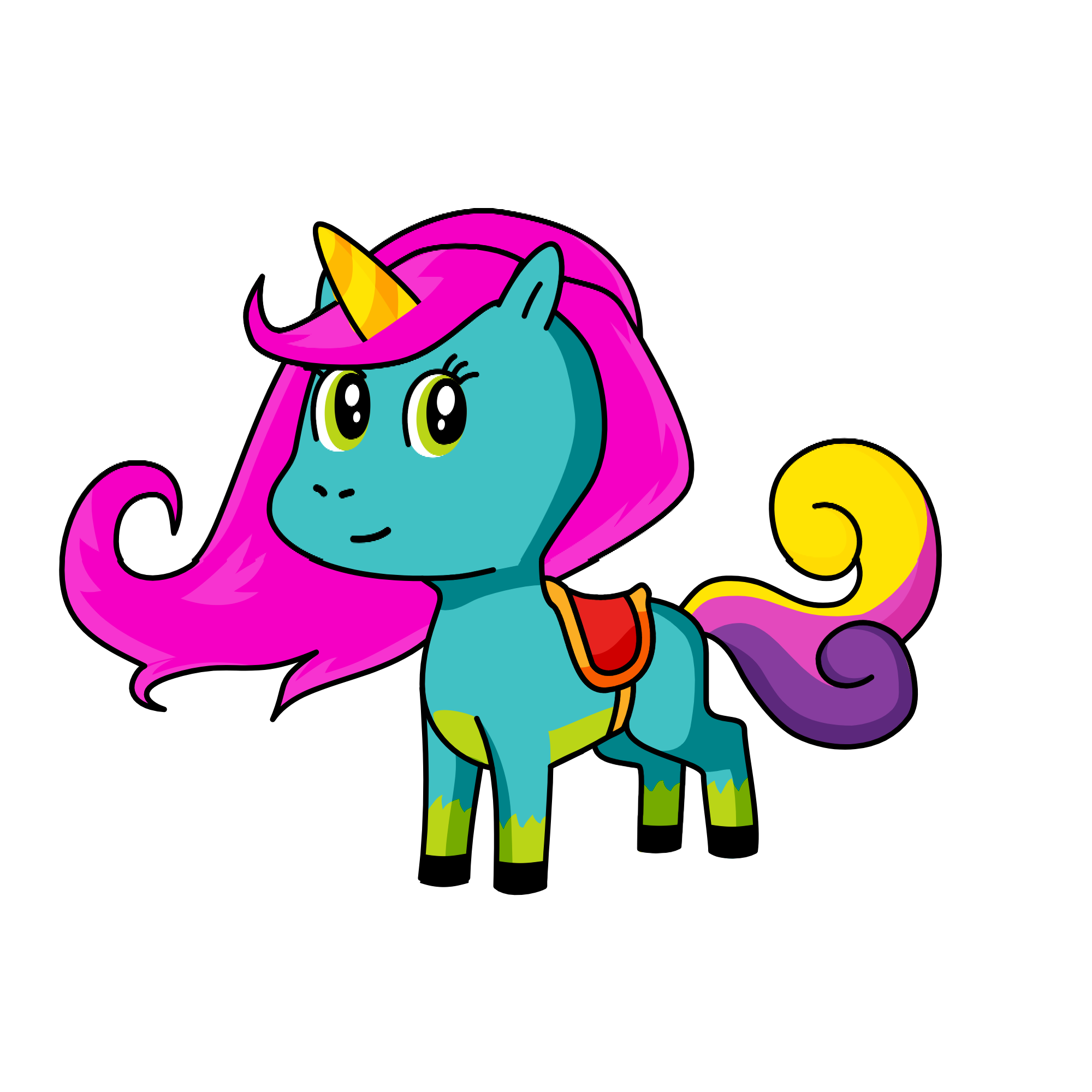 Kafamelia, the unicorn