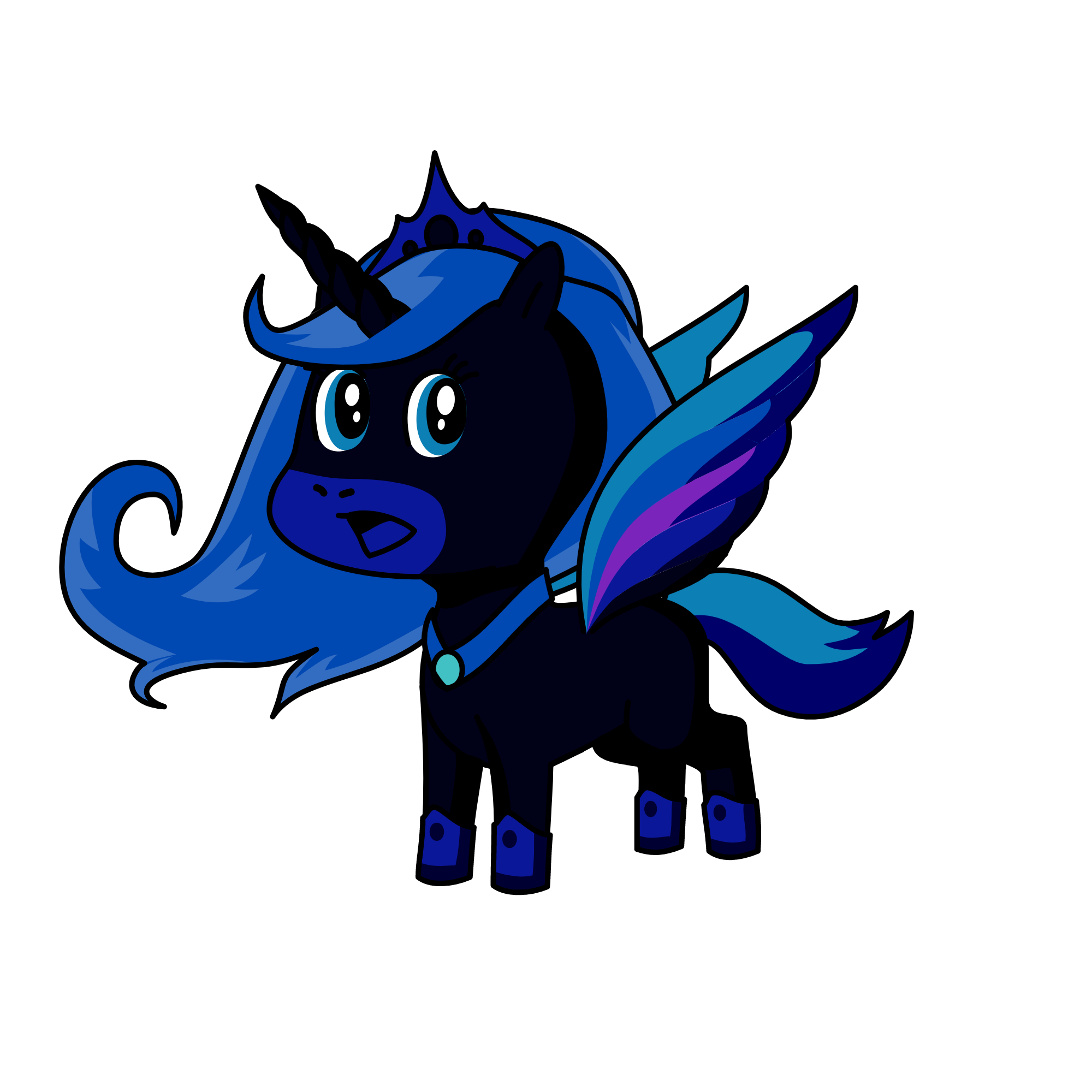 nightmare moon, the unicorn