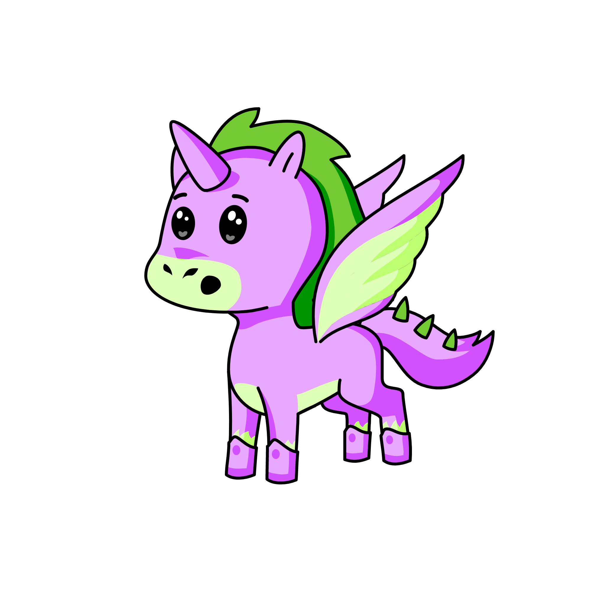 spike, the unicorn
