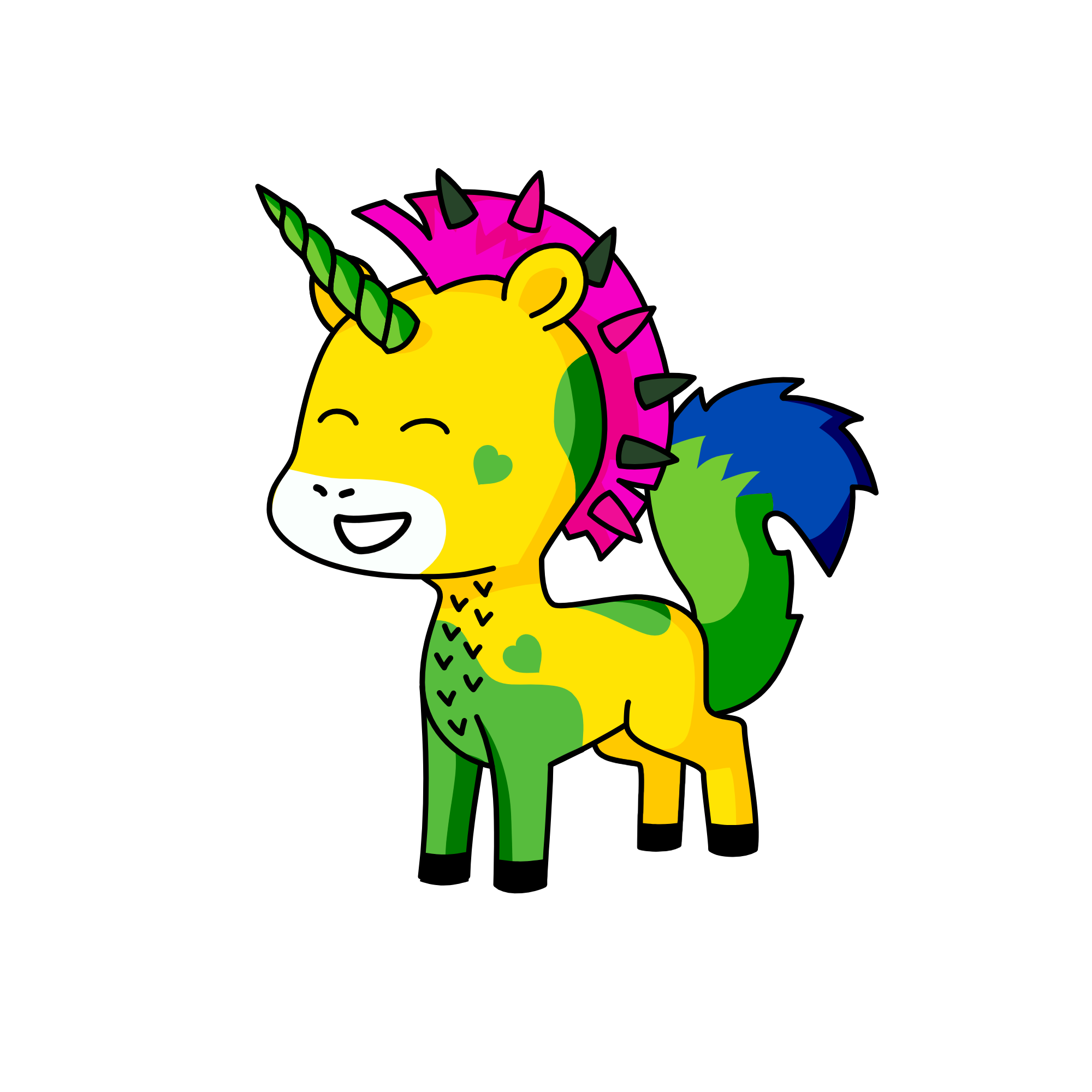 h, the unicorn
