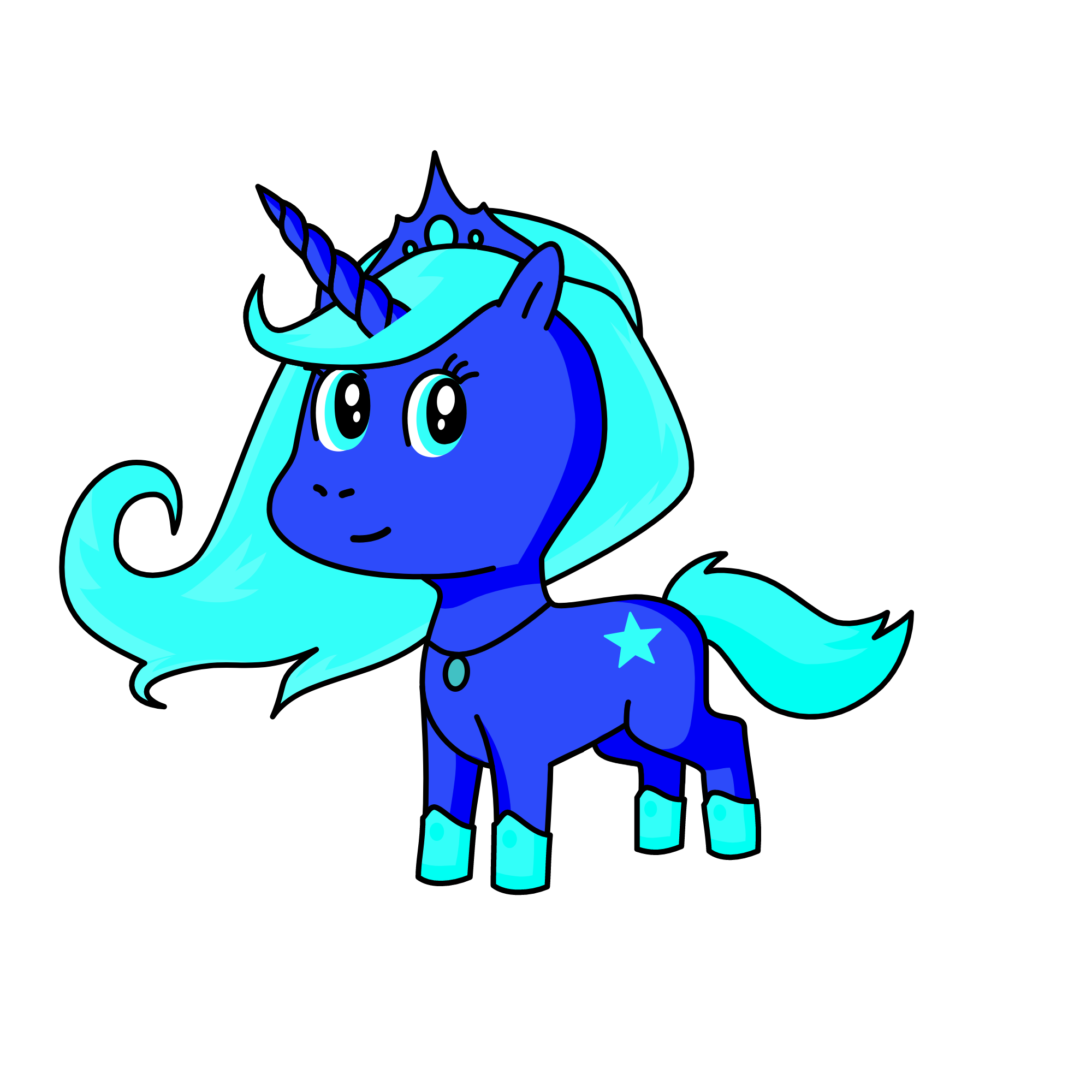 night princess, the unicorn