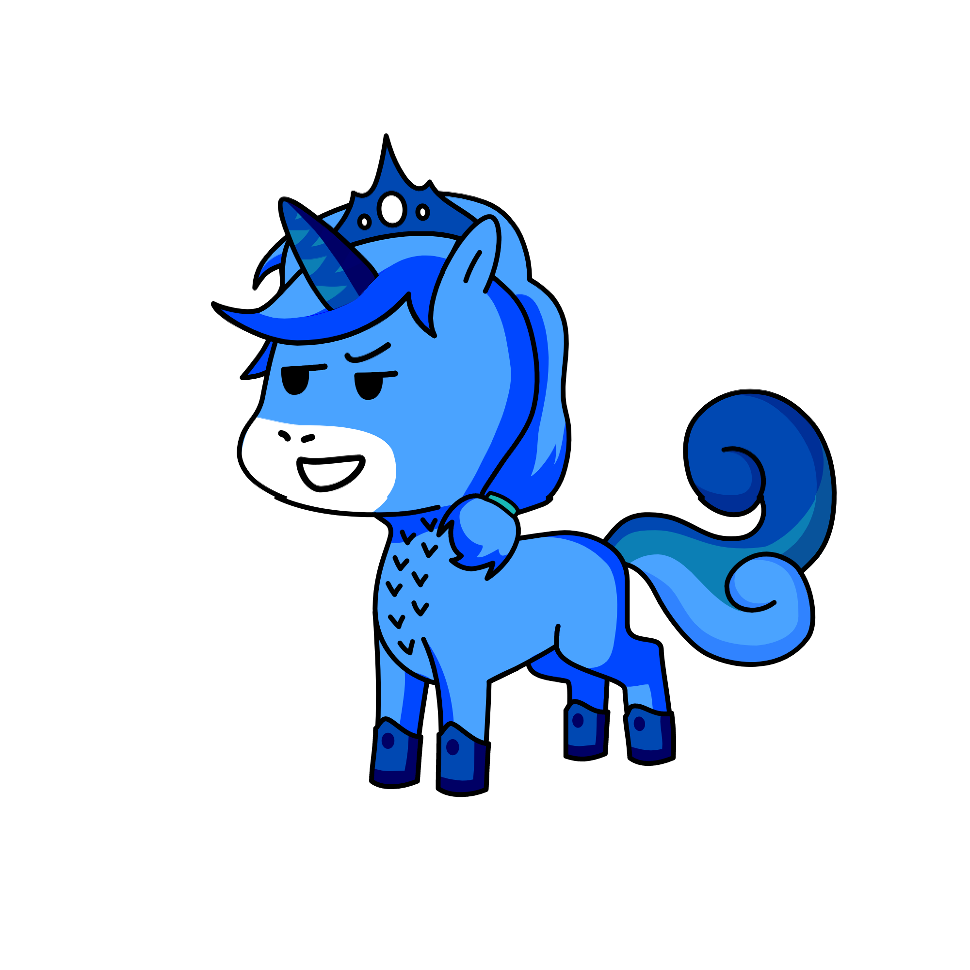 Snow queen Unicorn, the unicorn