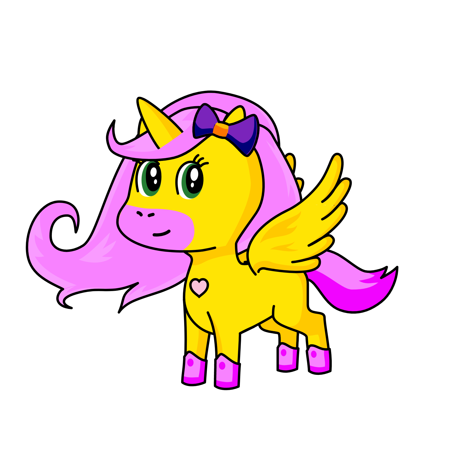 Fluttershy , the unicorn