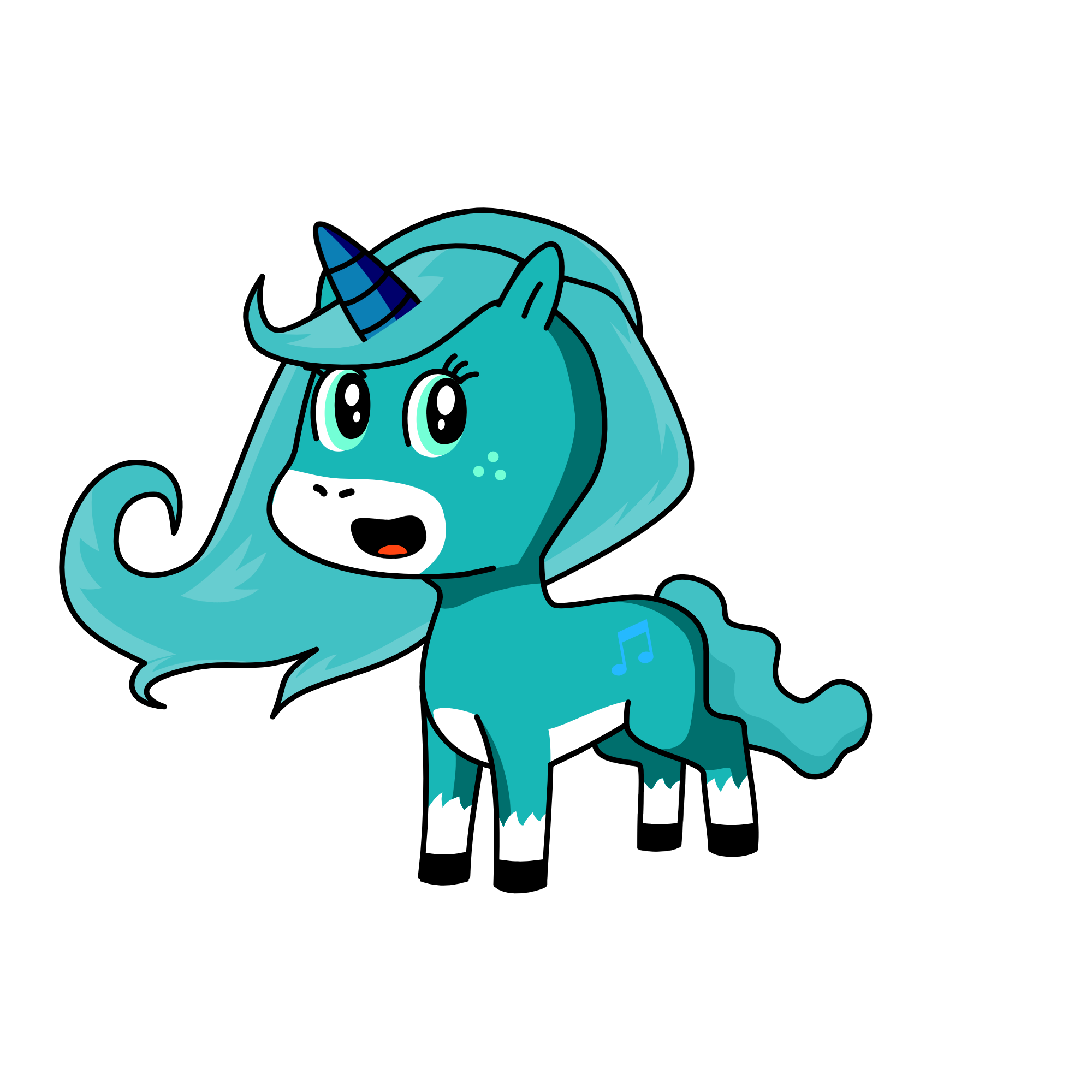 water lily, the unicorn