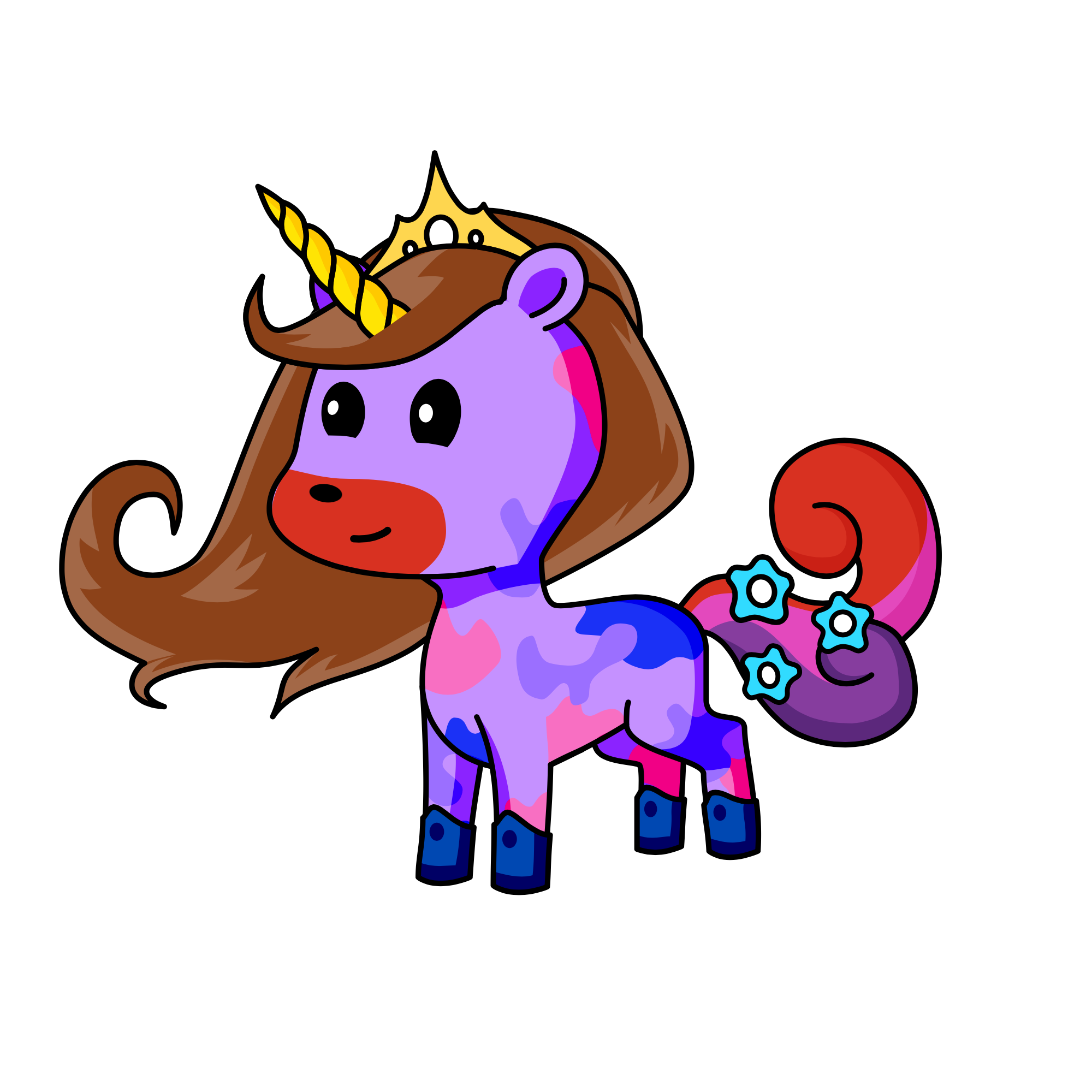 Polka Dot Sparkles, the unicorn
