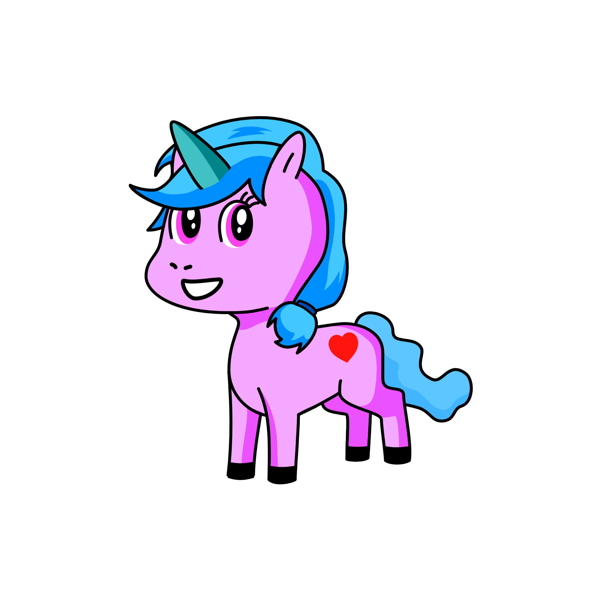 My little pony, the unicorn