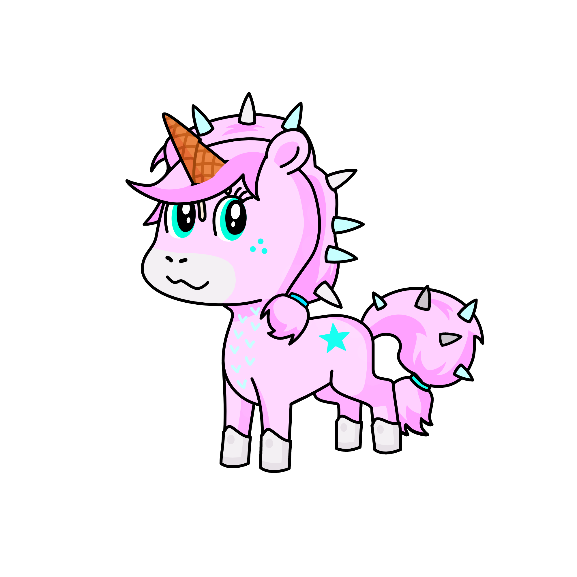 Bubblegum, the unicorn
