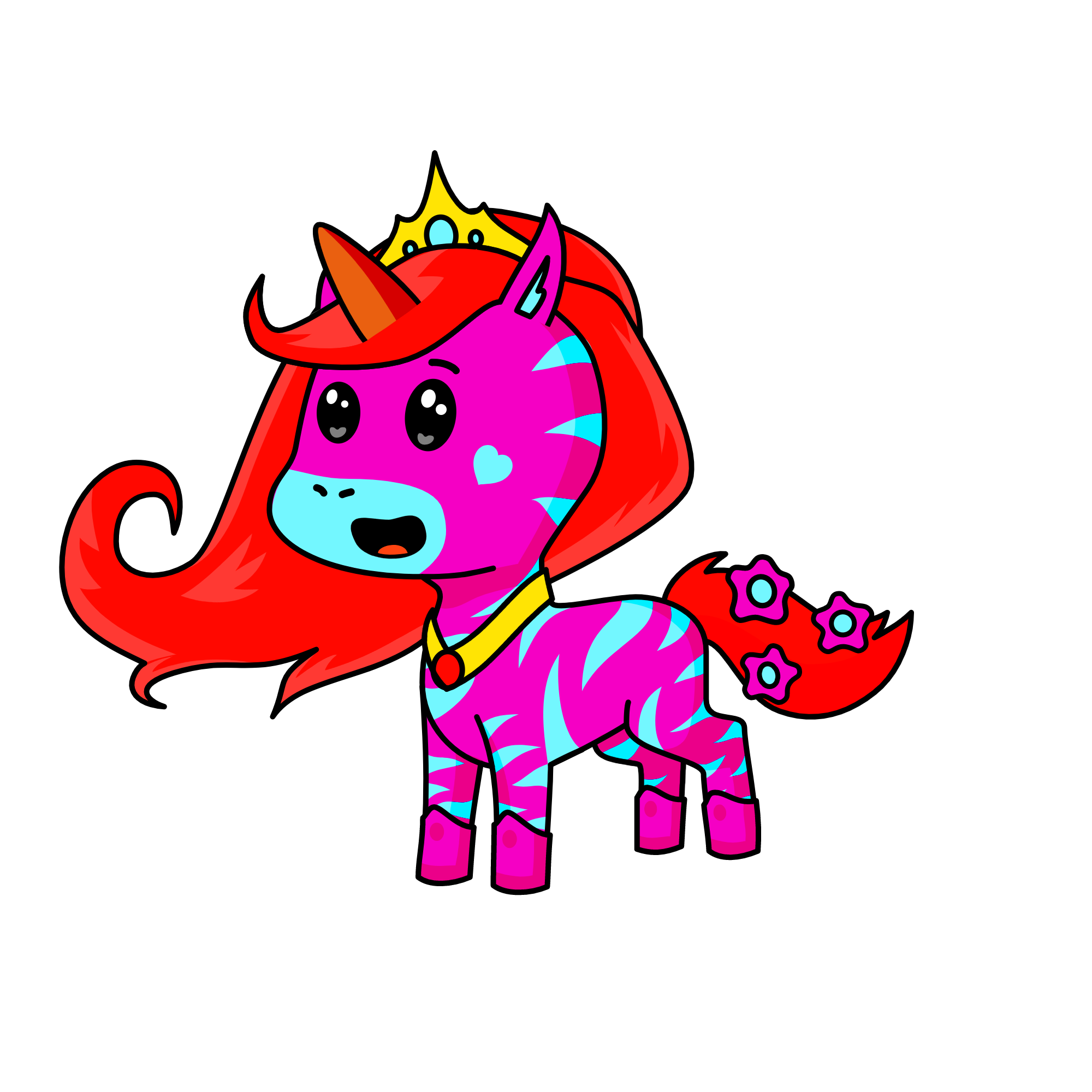 Princess love, the unicorn