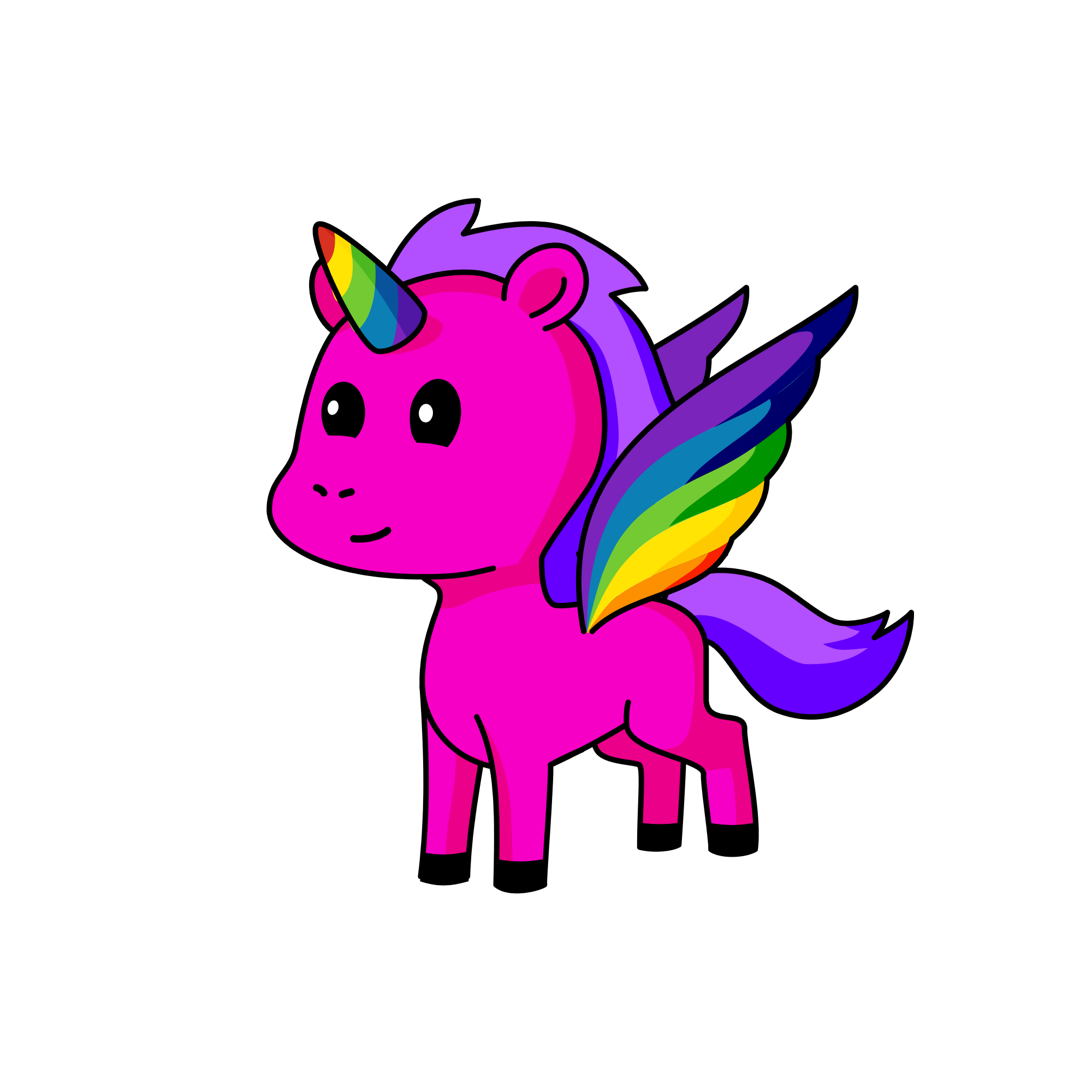 Sparkles, the unicorn