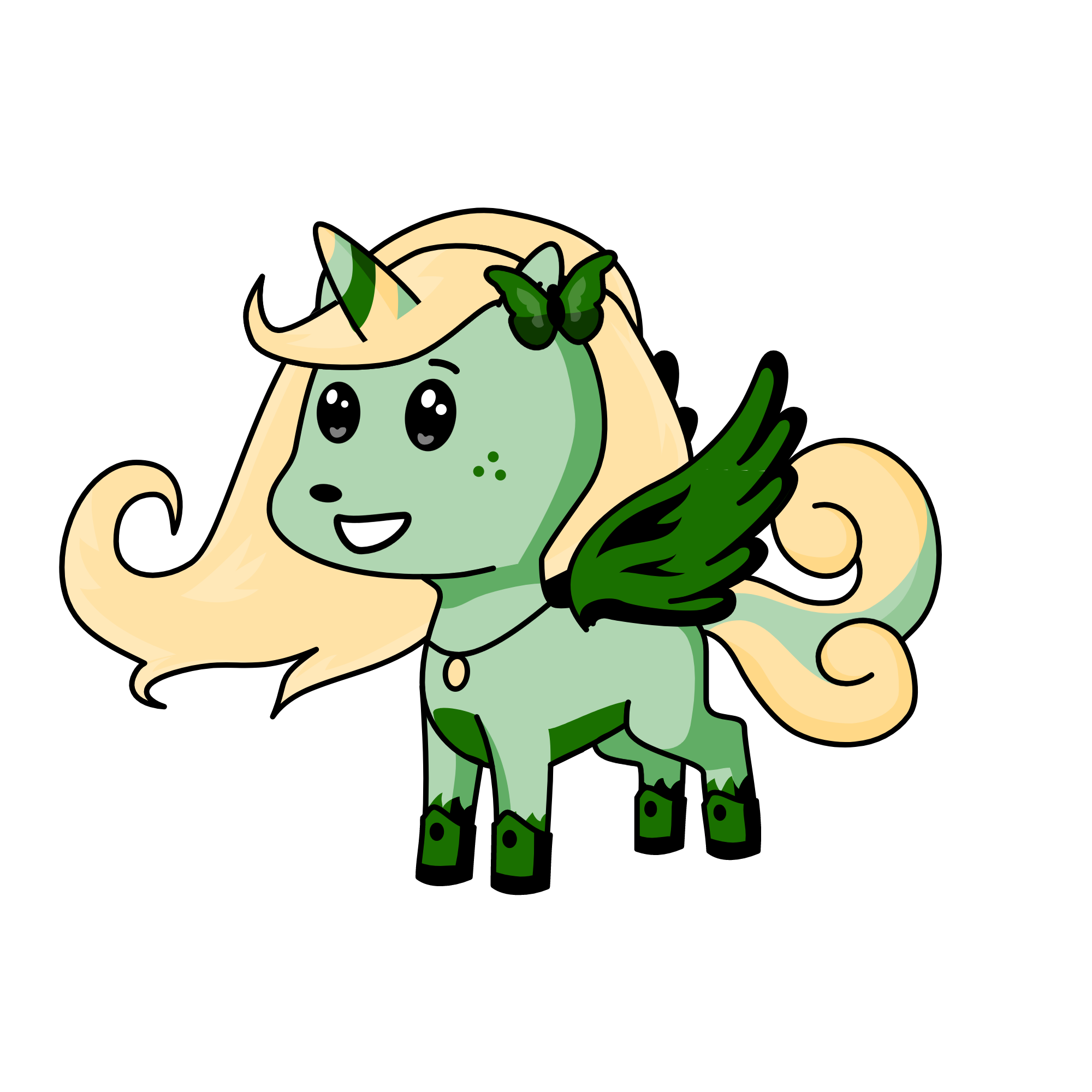 Sage, the unicorn