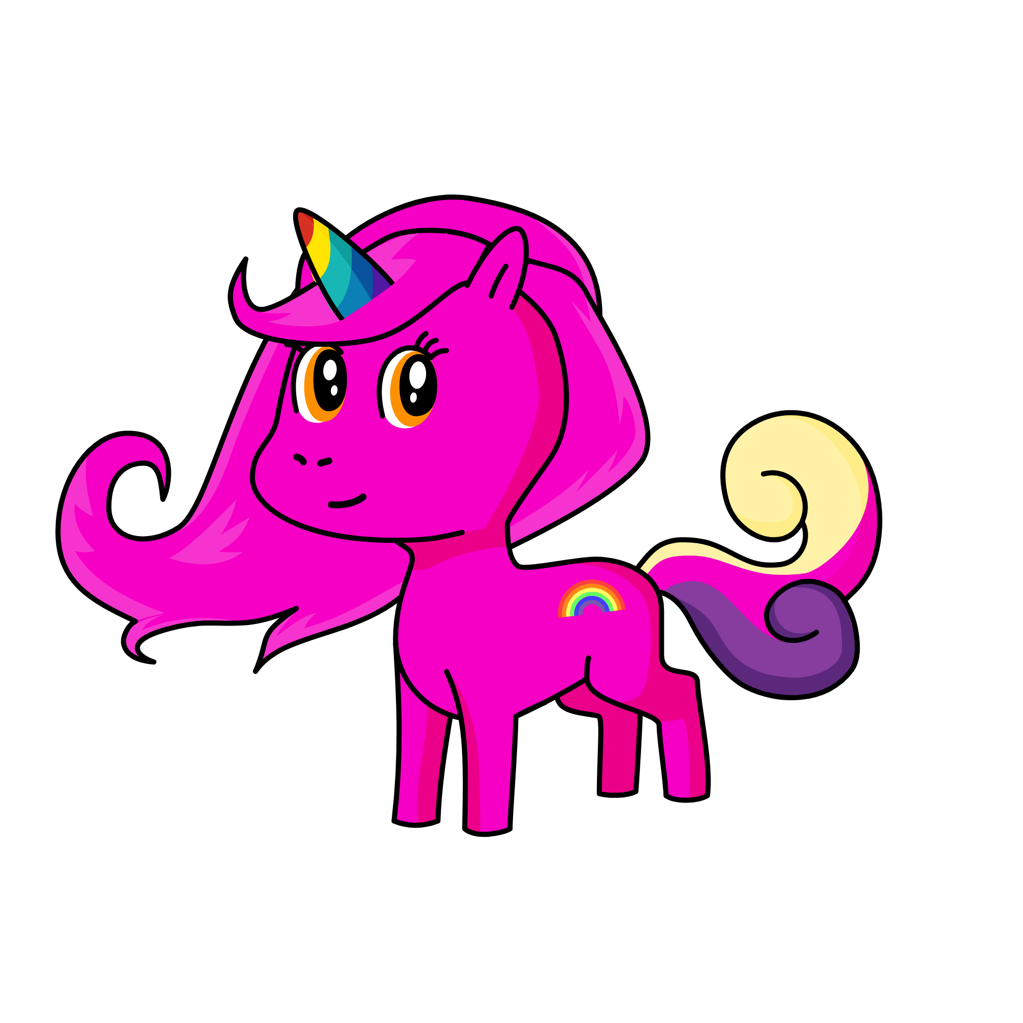 Princess Happyness, the unicorn