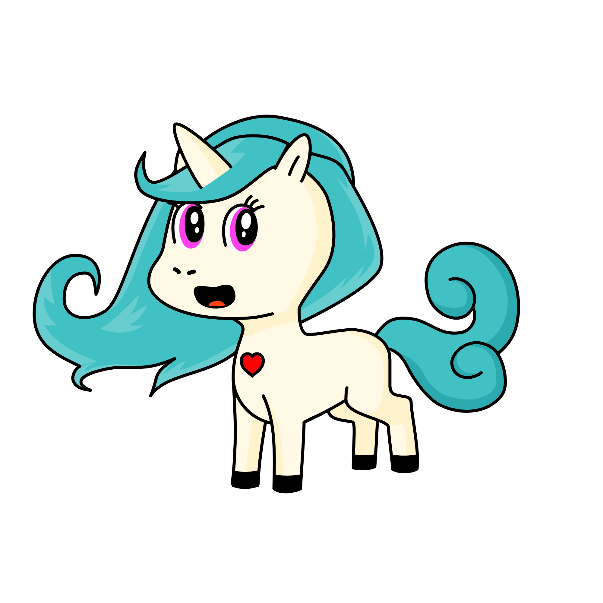 SKY, the unicorn