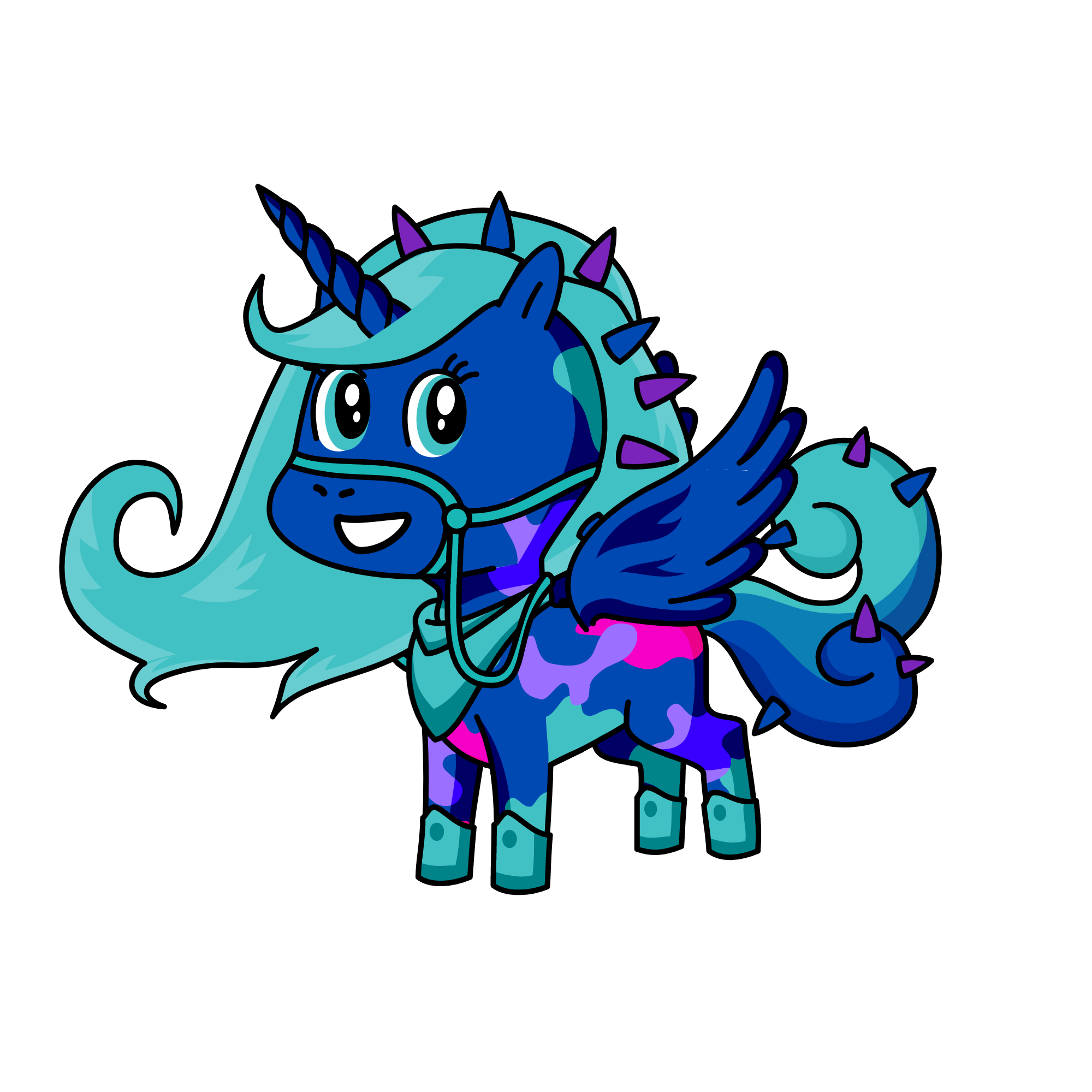 Luna's Daughter, the unicorn