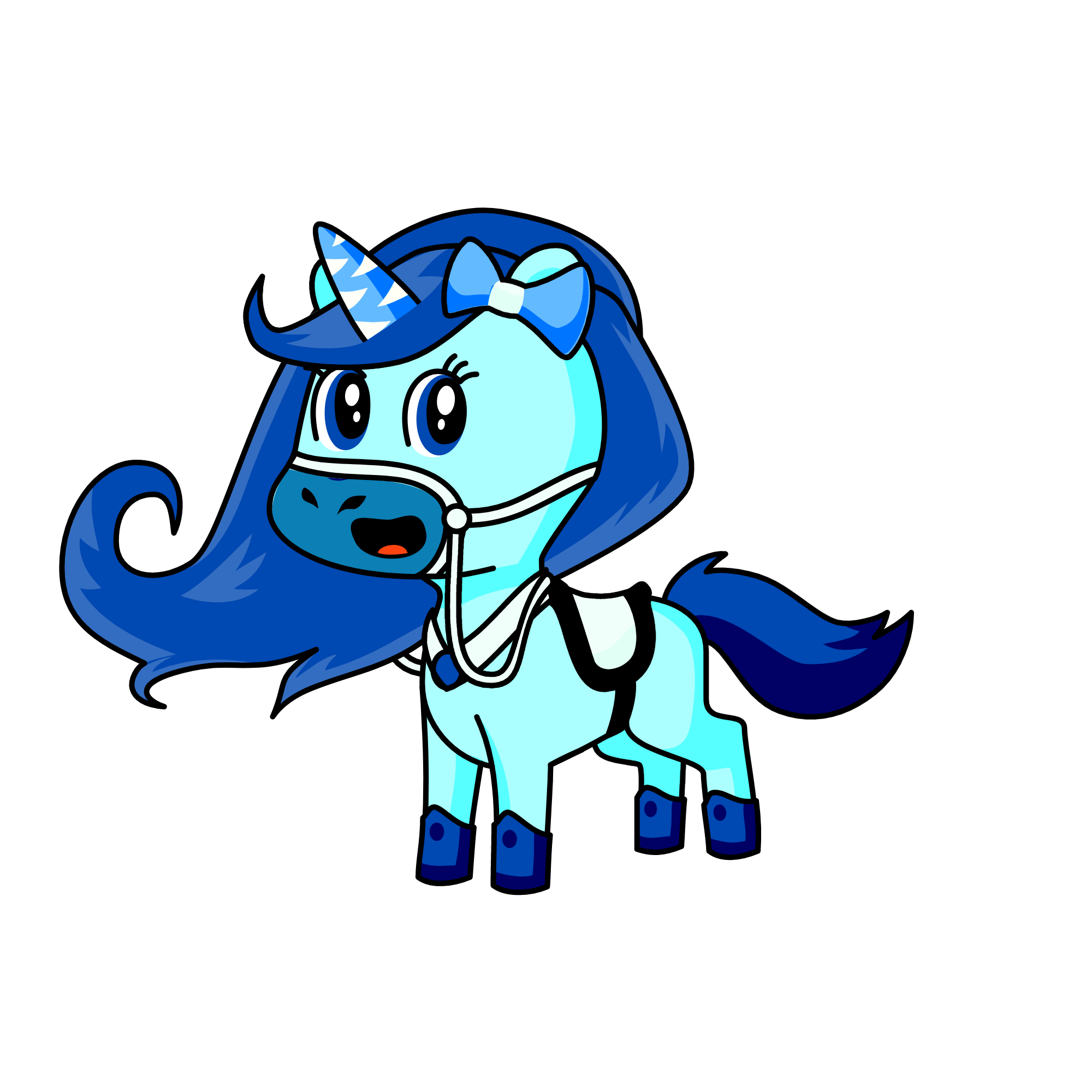 Winter, the unicorn