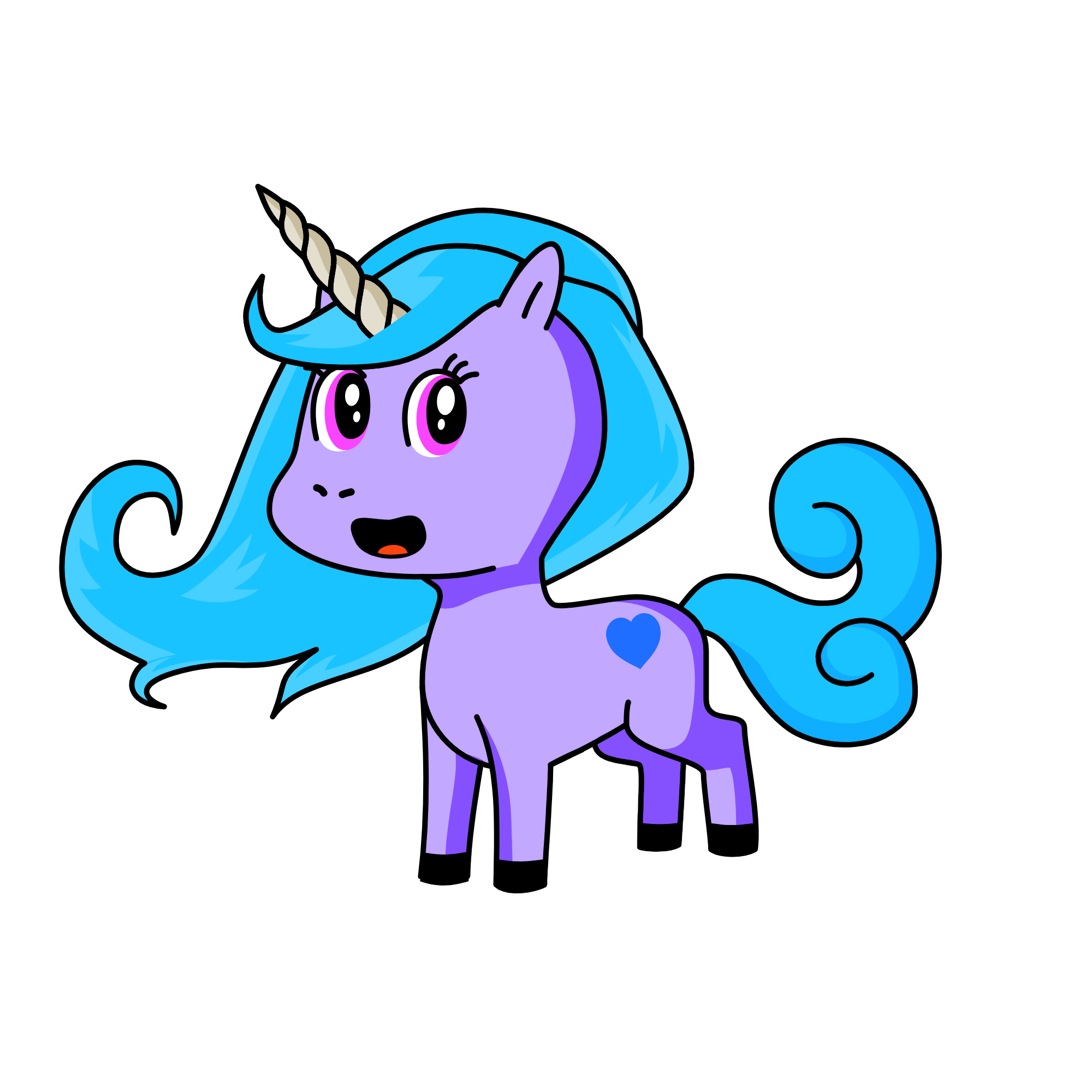Izzy, the unicorn