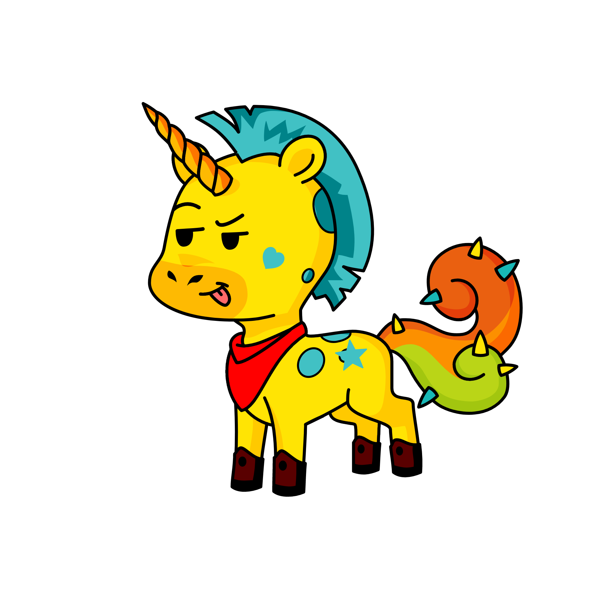 Joker, the unicorn