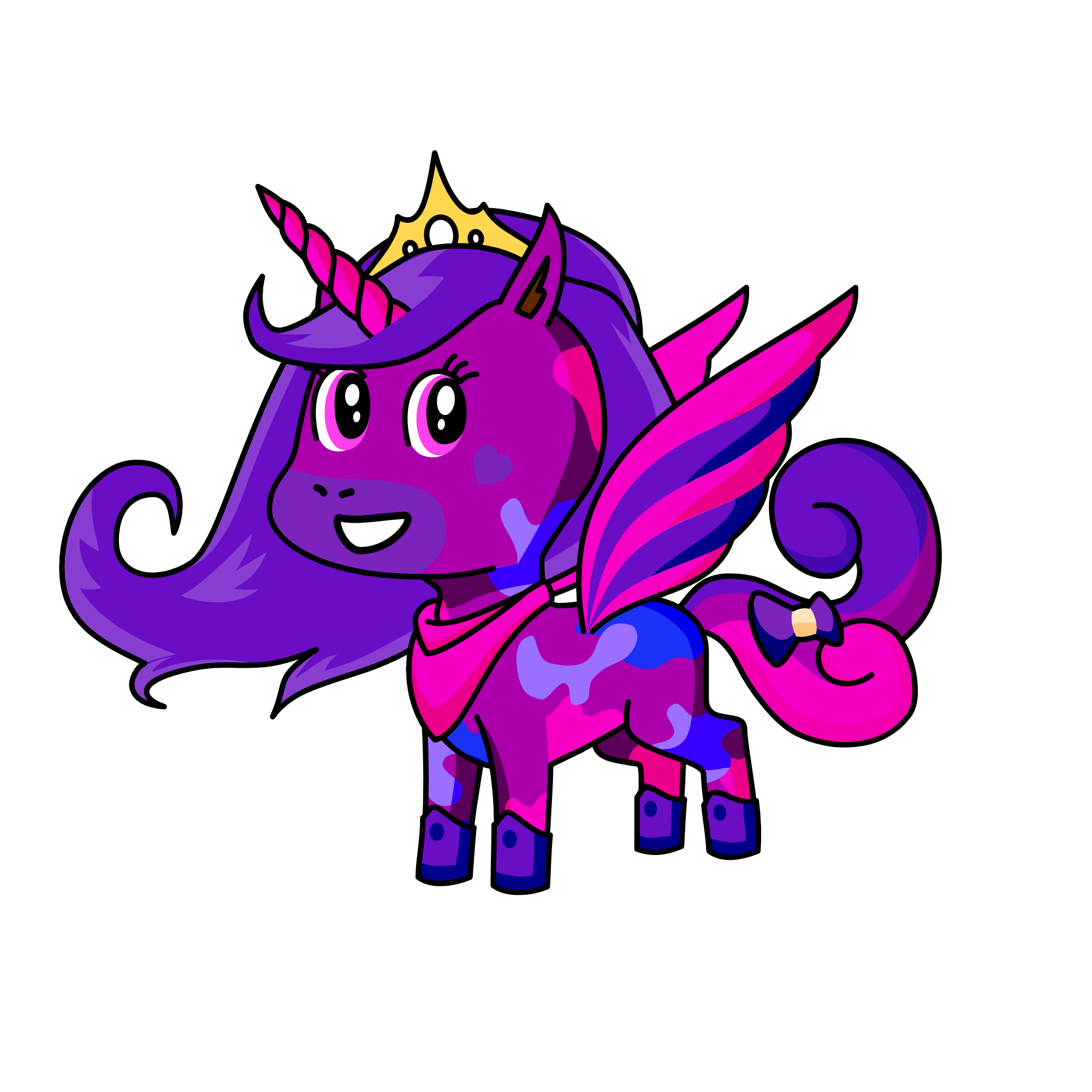 Queen Velvet, the unicorn