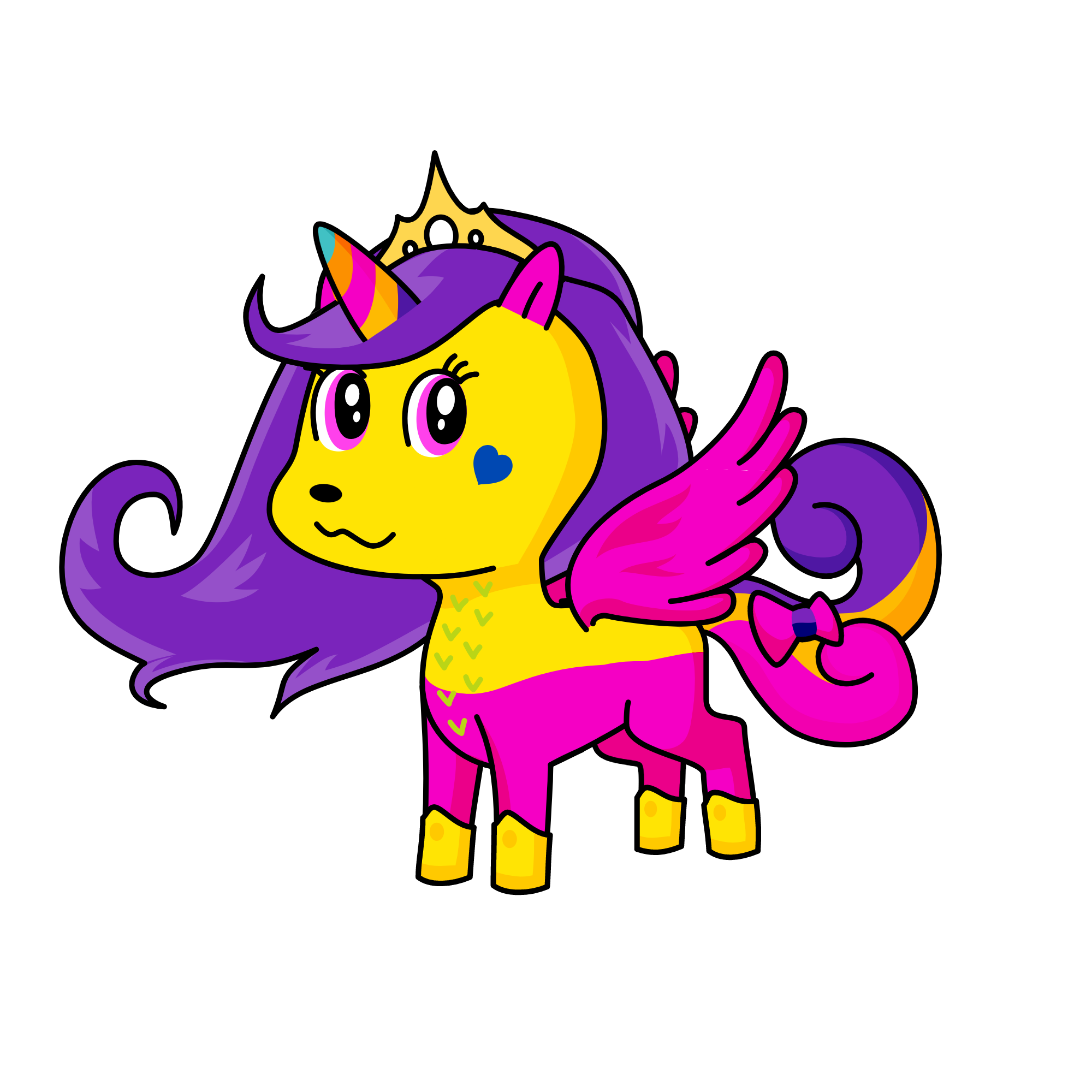 Sunshine, the unicorn