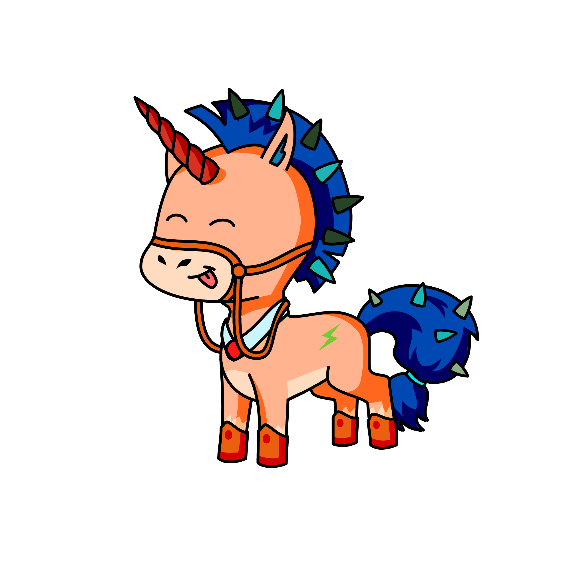 Spikey Wikey, the unicorn