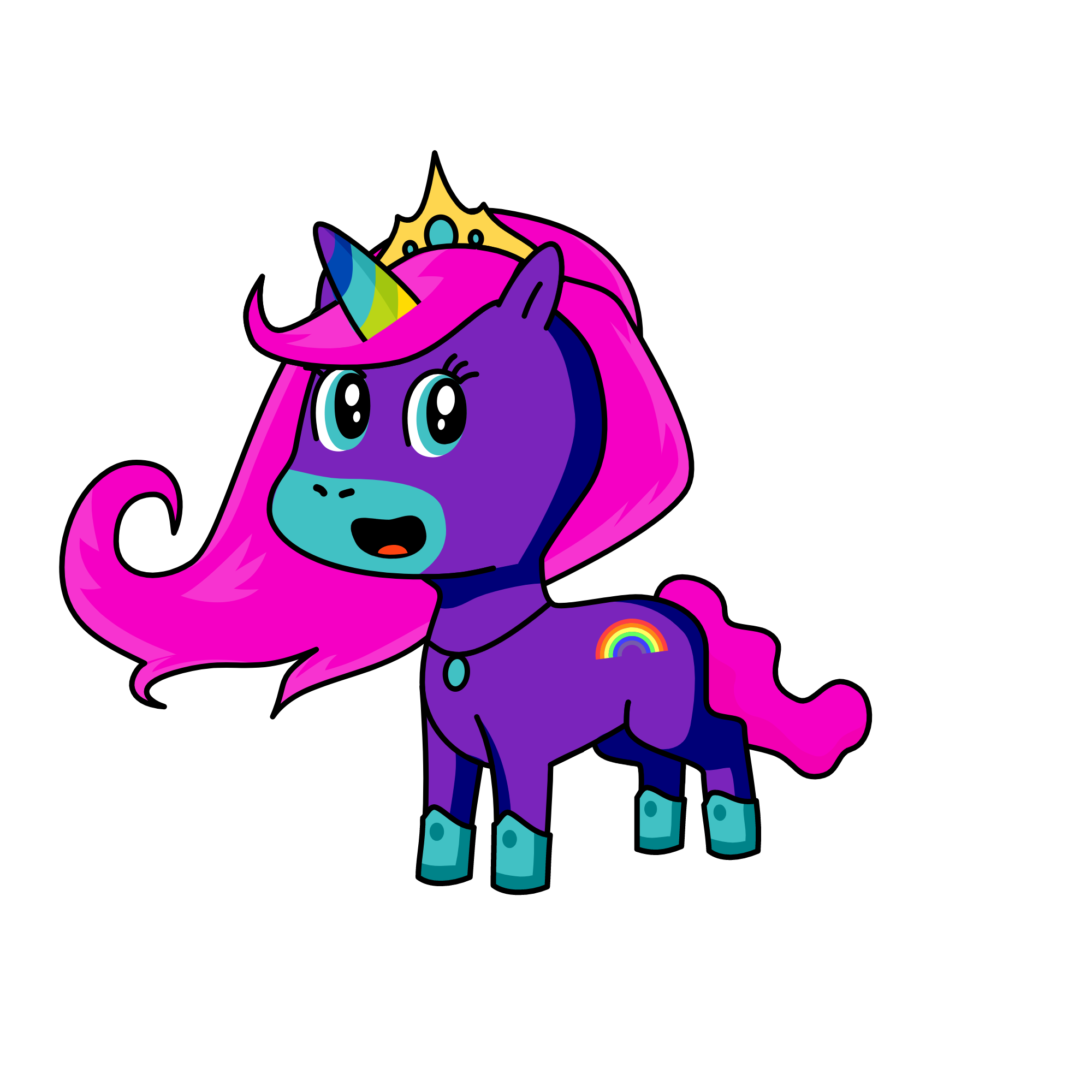 allene, the unicorn