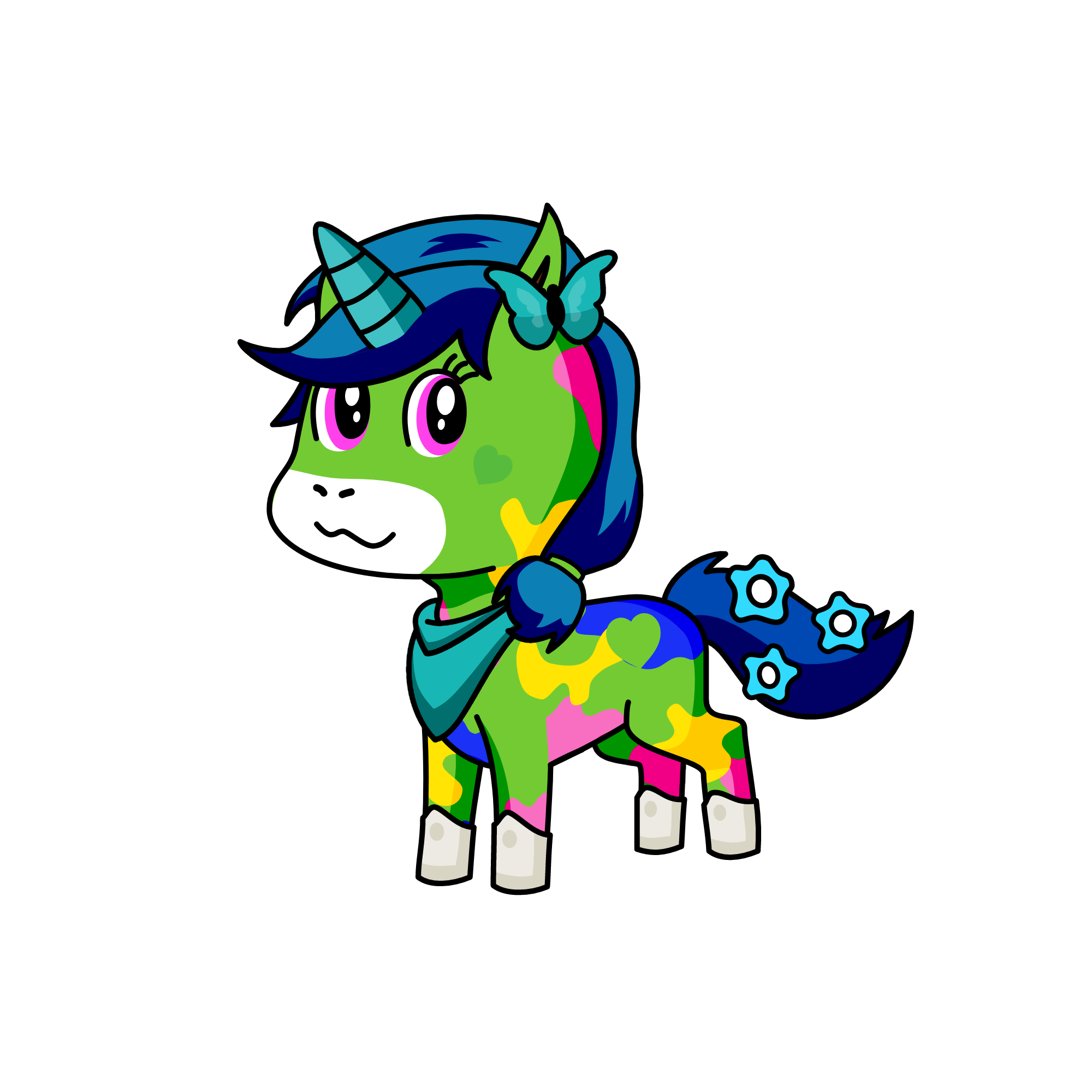 اواو, the unicorn