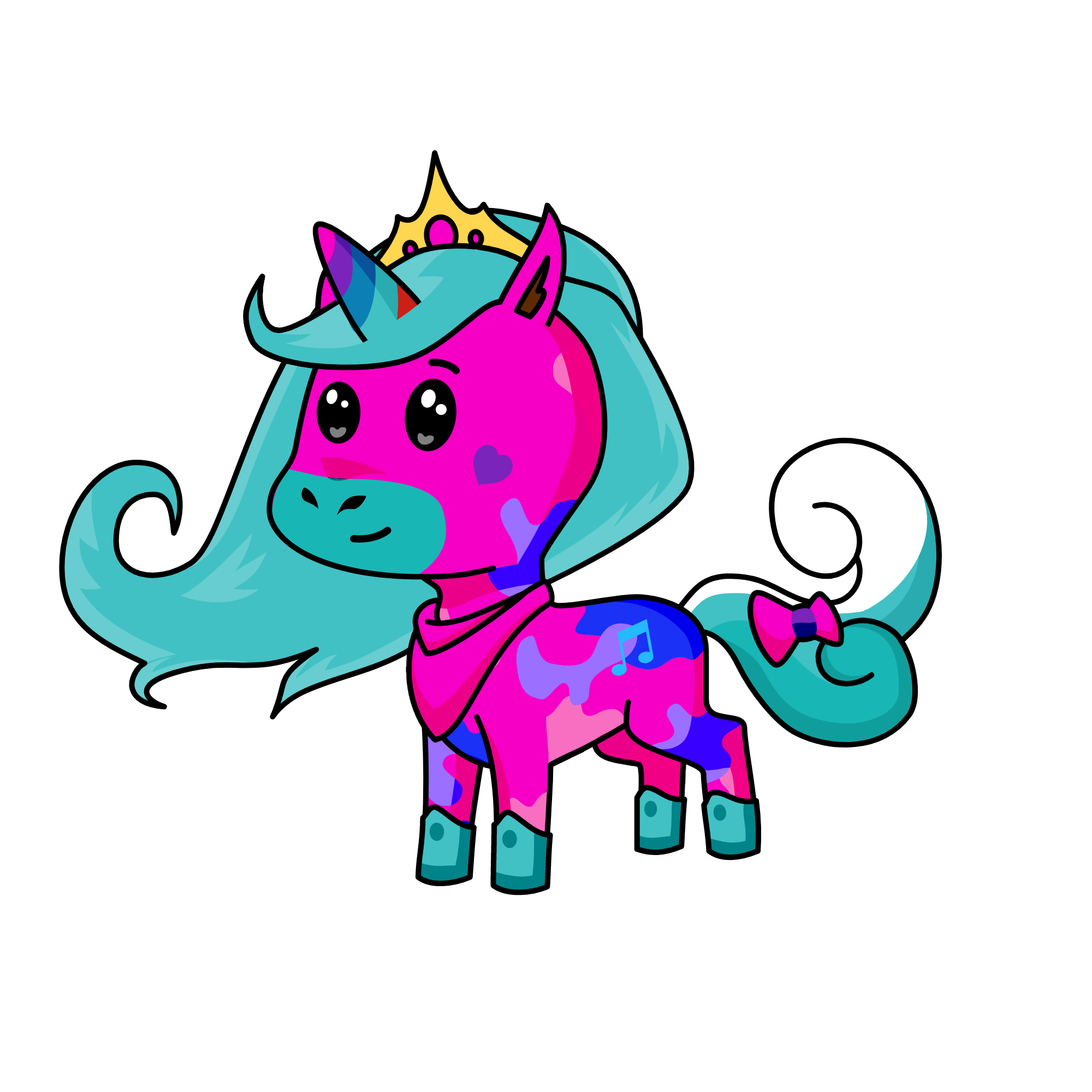 لؤلؤء, the unicorn